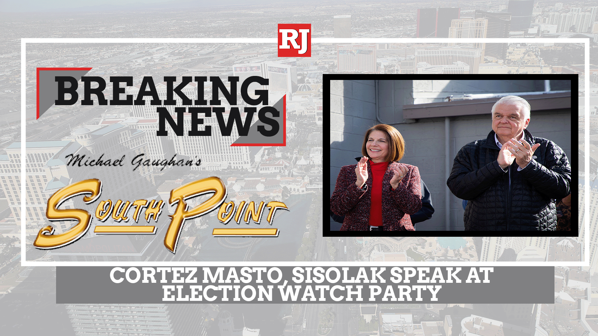 Sen. Cortez Masto Speaks at Election Watch Party in Las Vegas