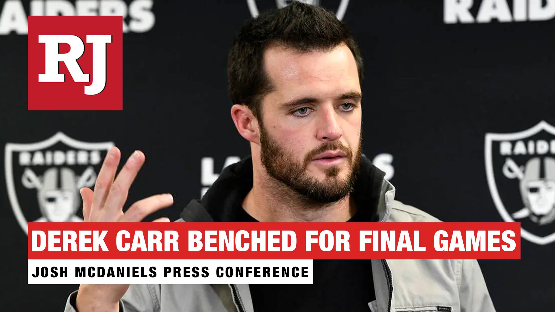 Carr benched for remainder of season