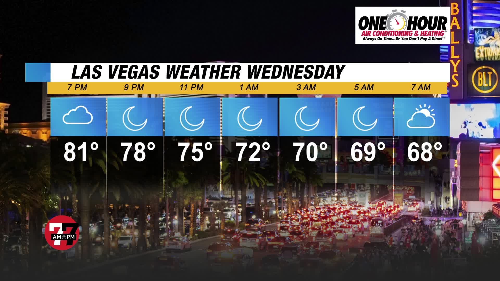 7@7PM Las Vegas Weather