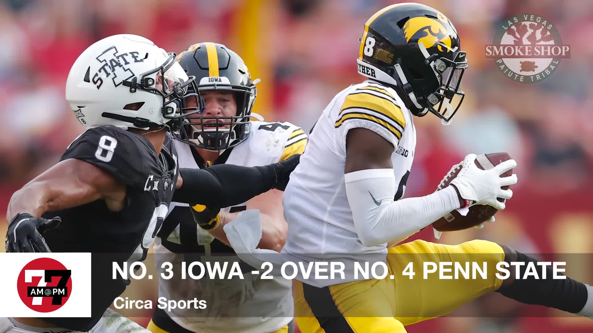 7@7PM Iowa -2 Over Penn State