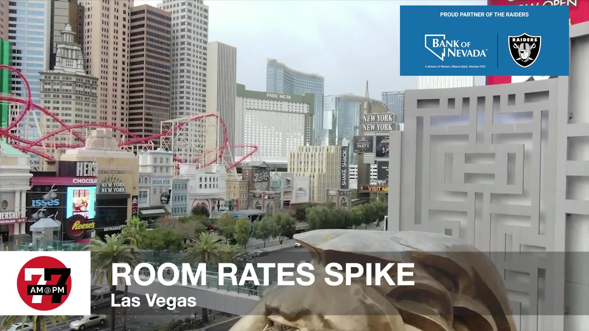 Room Rates Rise on the Las Vegas Strip