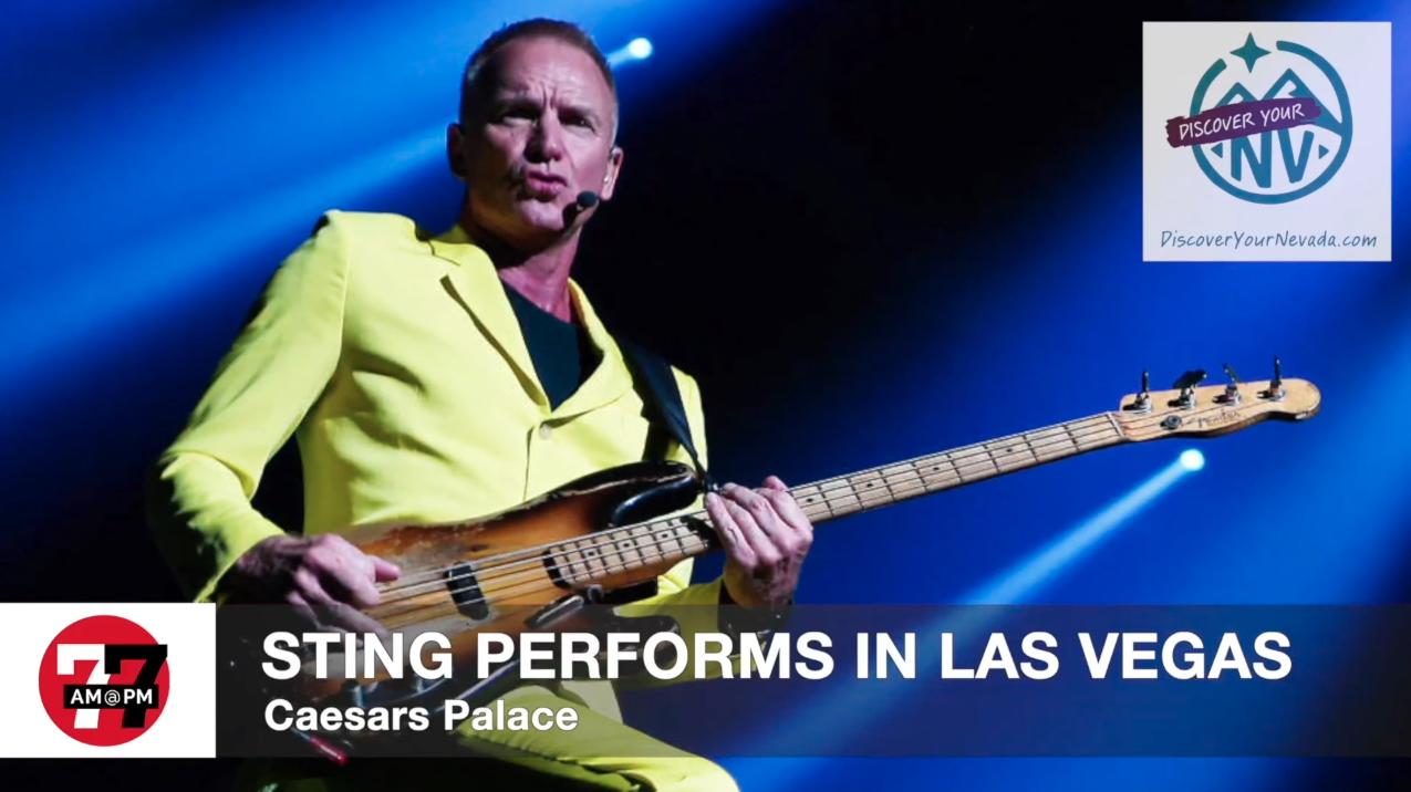 Sting Performs in Las Vegas