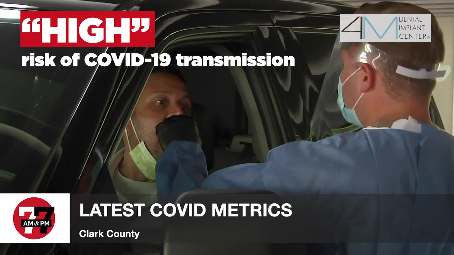 7@7PM Lastest COVID Metrics in Clark County