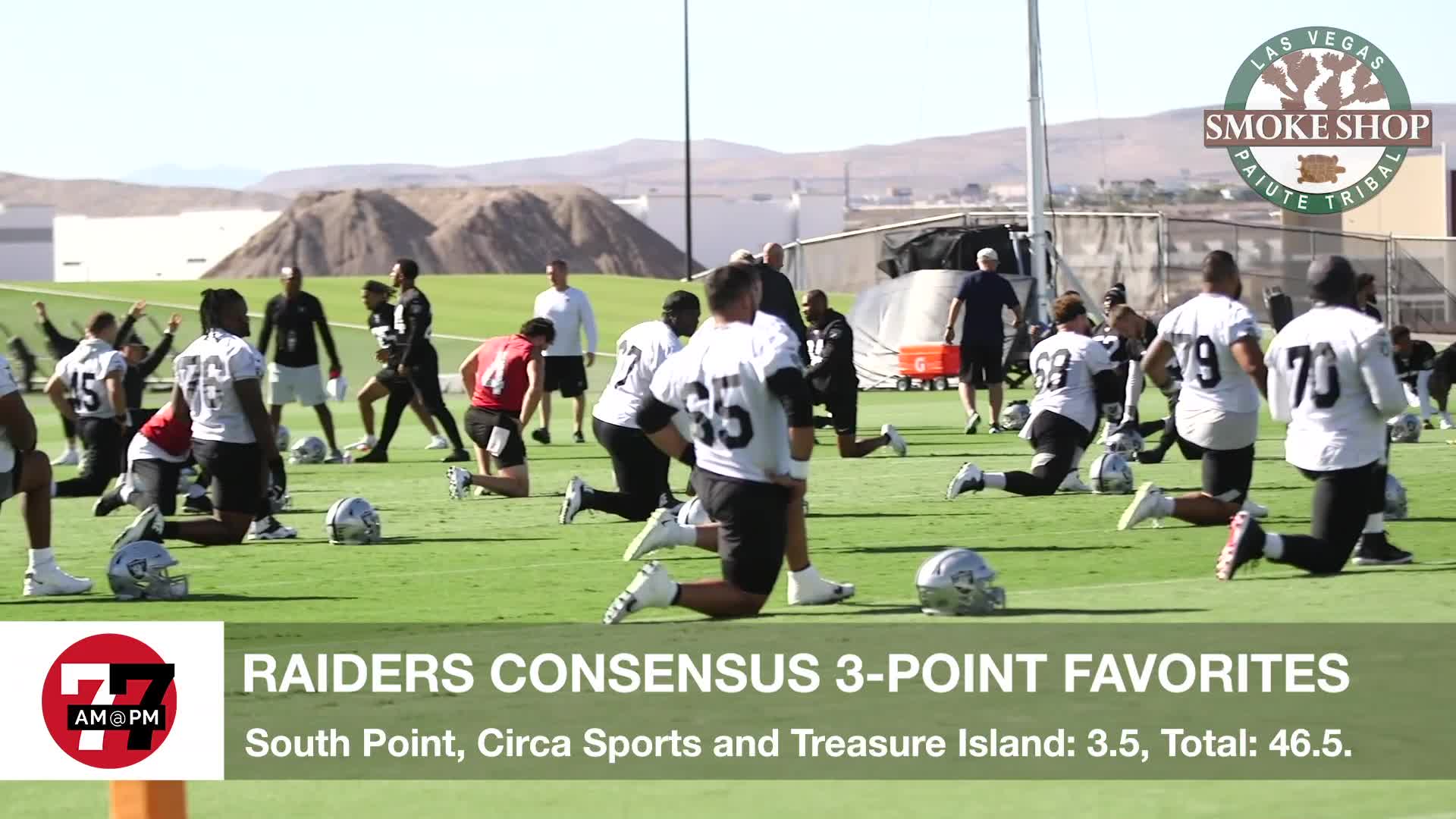 7@7PM Raiders Consensus 3-Point Favorites