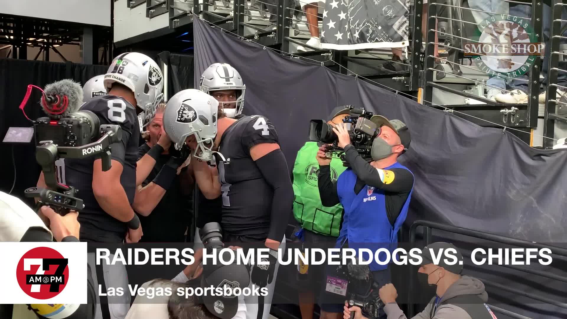 7@7PM Raiders Home Underdogs vs. Chiefs