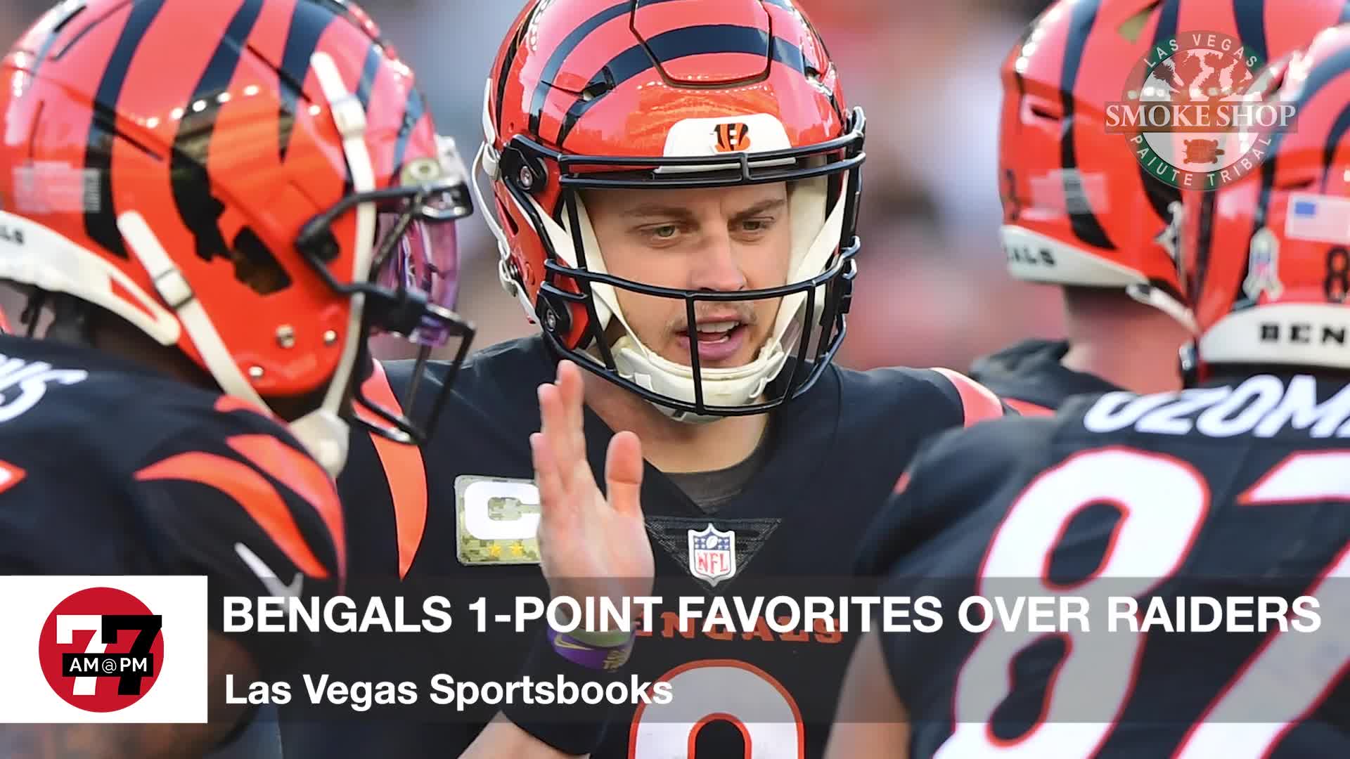 7@7PM Bengals 1-point Favorites Over Raiders