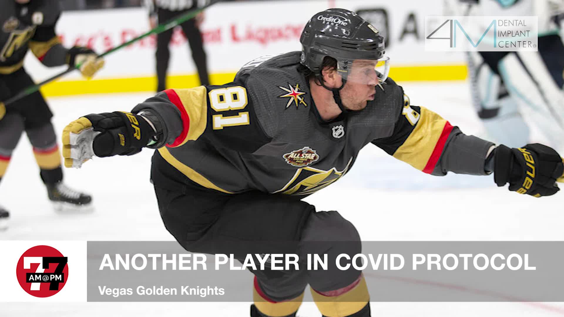 7@7PM VGK Loses Another Player to COVID Protocol