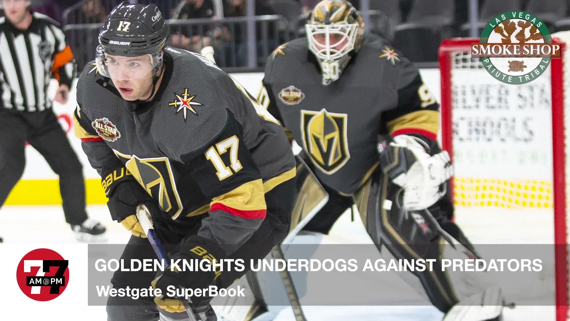 Golden Knights Underdogs Against Predators