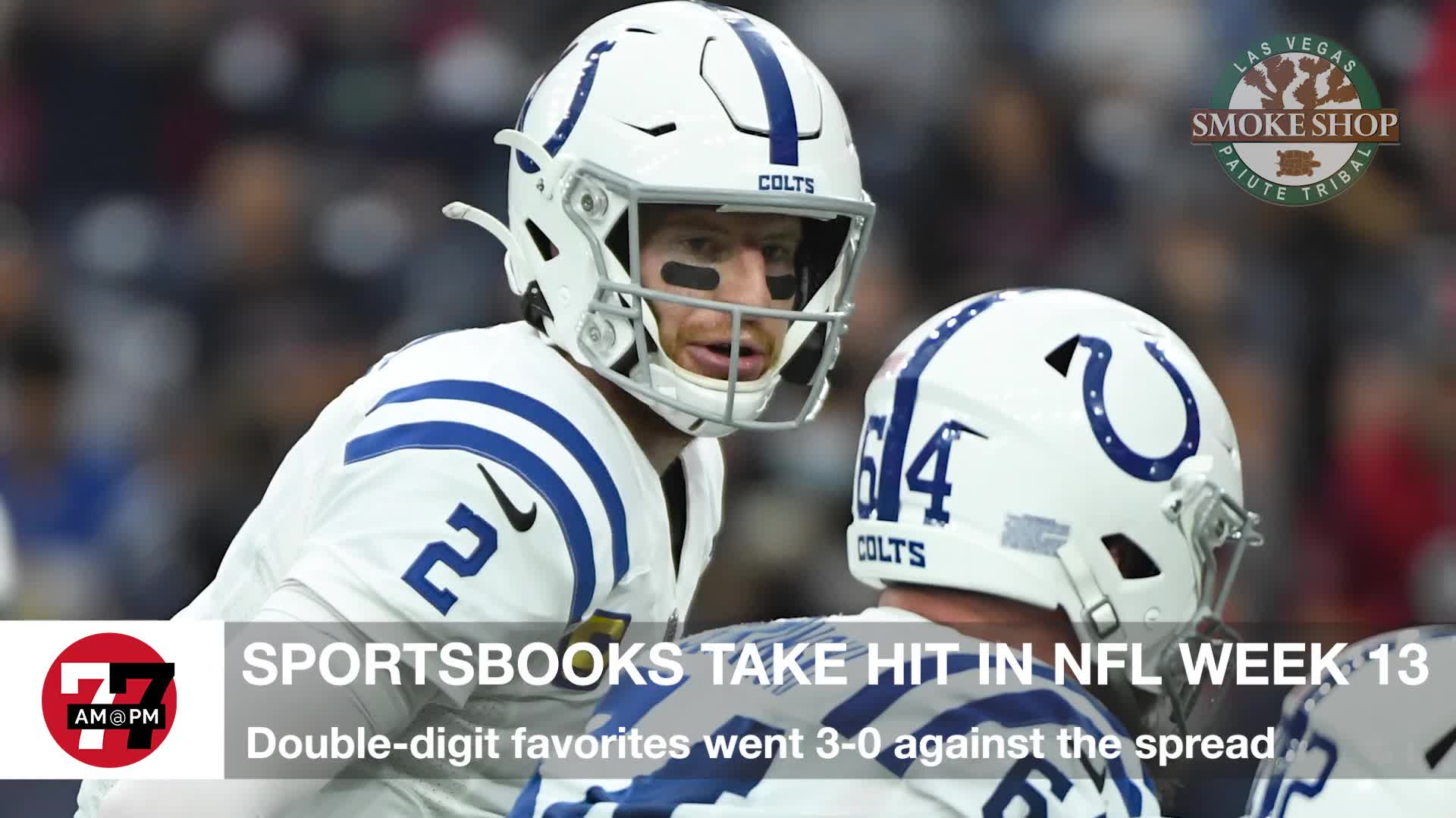 Sportsbooks take hit in NFL Week 13