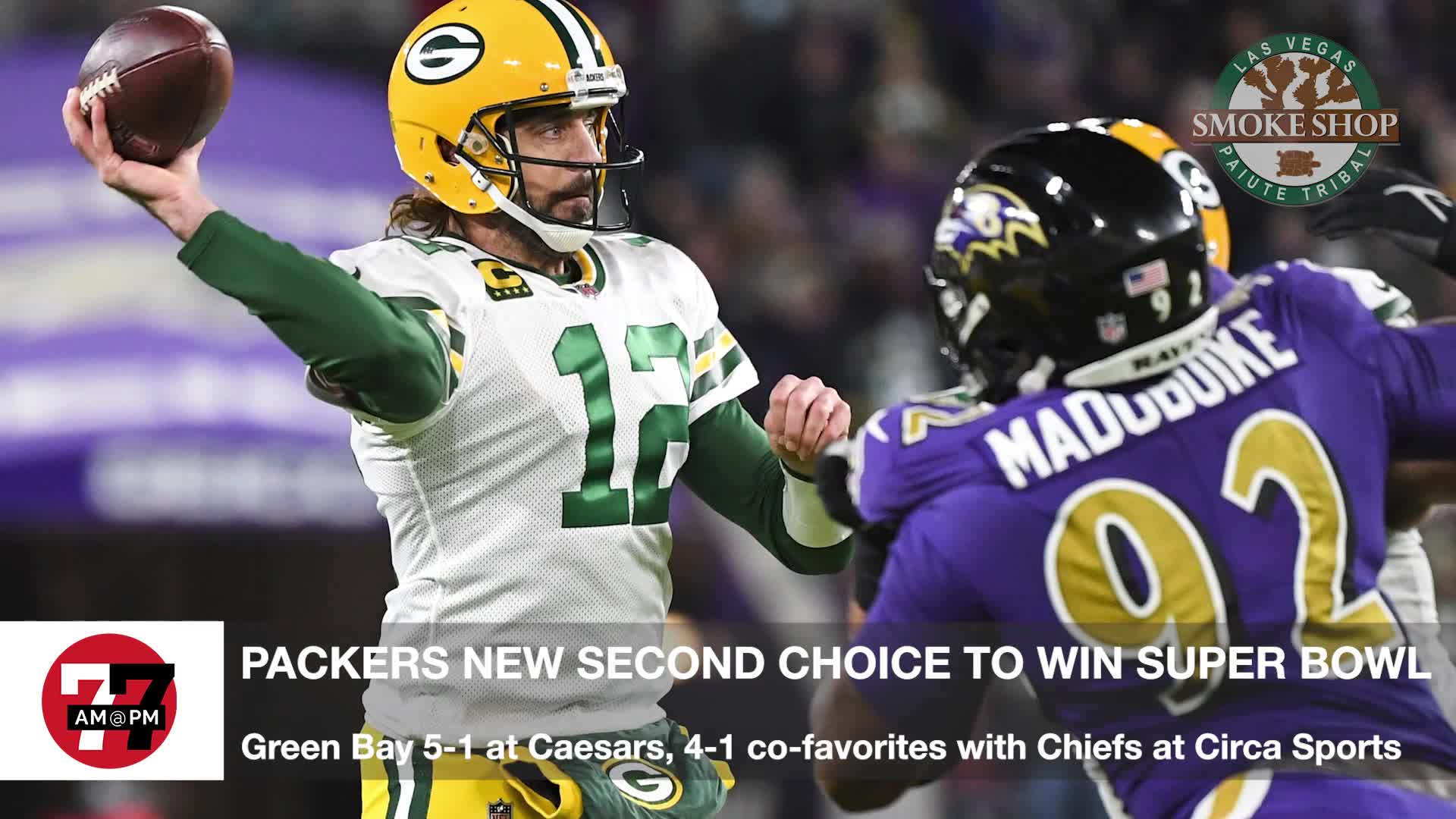 7@7PM Packers 2nd Choice To Win Super Bowl