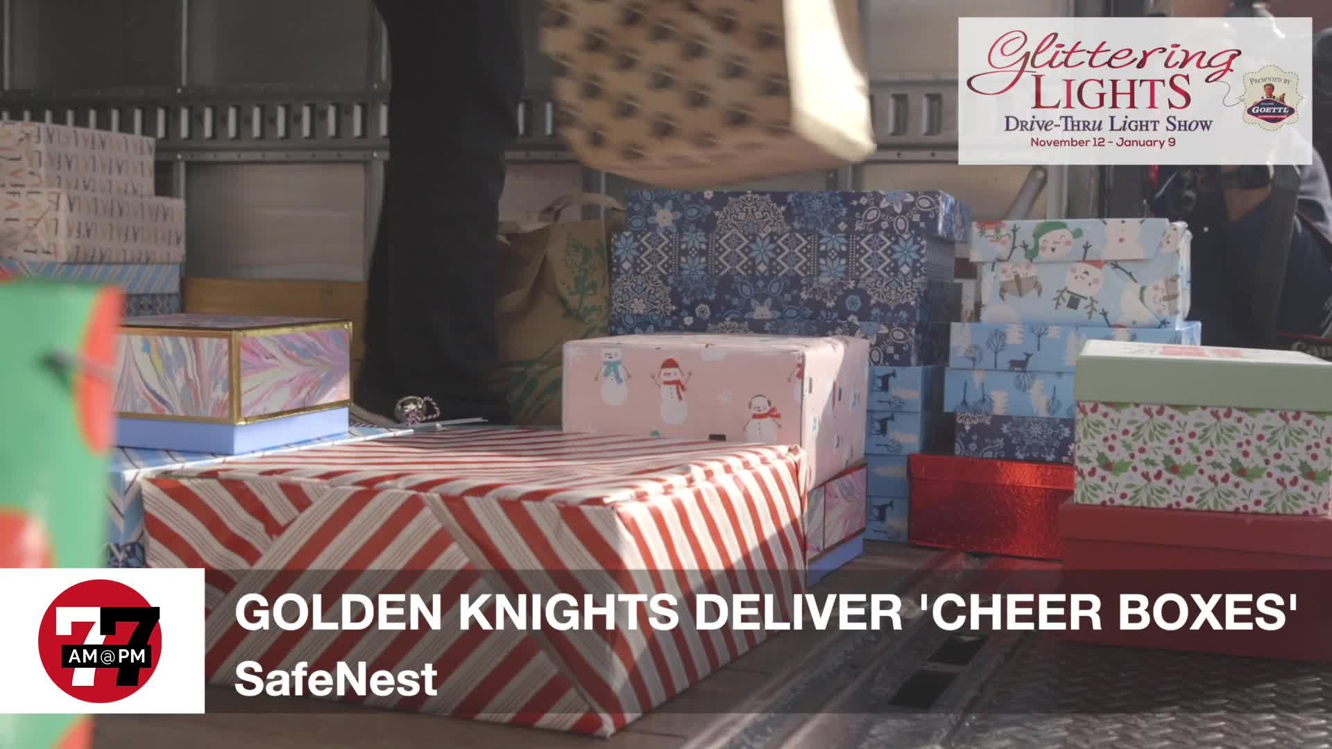 7@7PM Golden Knights Deliver ‘Cheer Boxes’