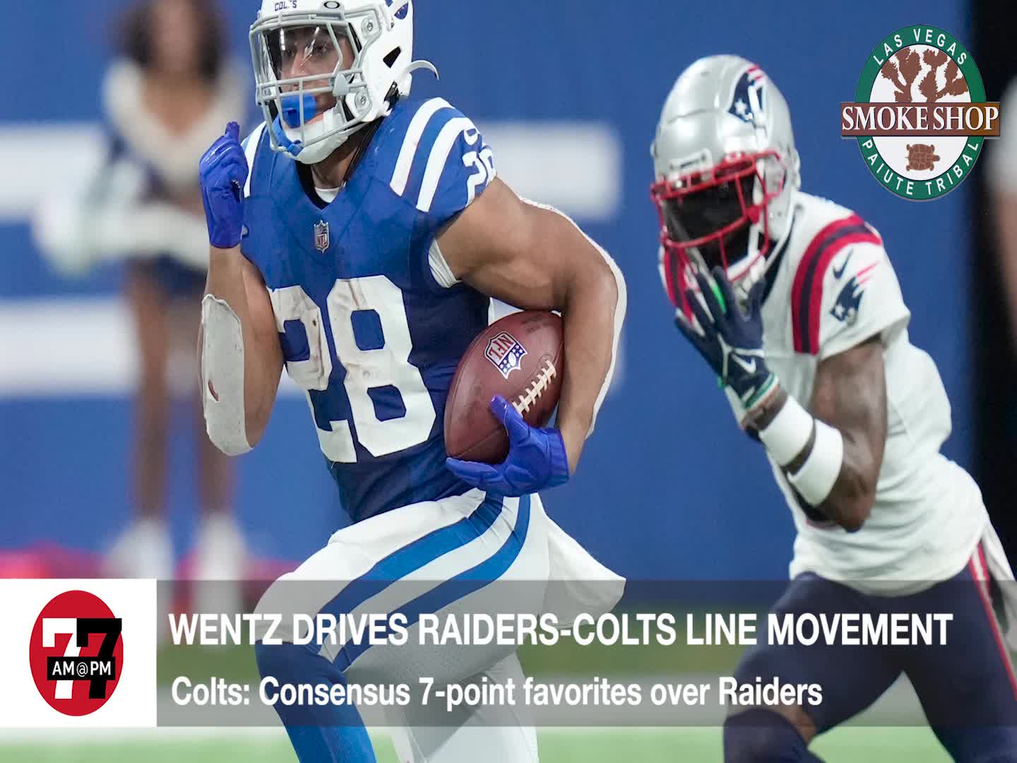 7@7PM Wentz Drives Raiders-Colts Line Movement
