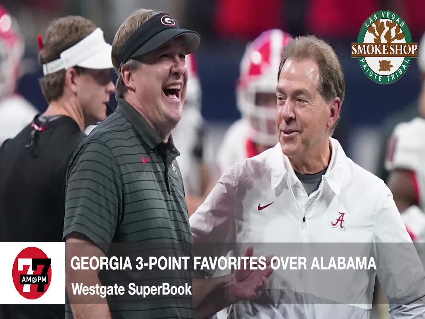 Georgia 3 Point Favorites Over Alabama