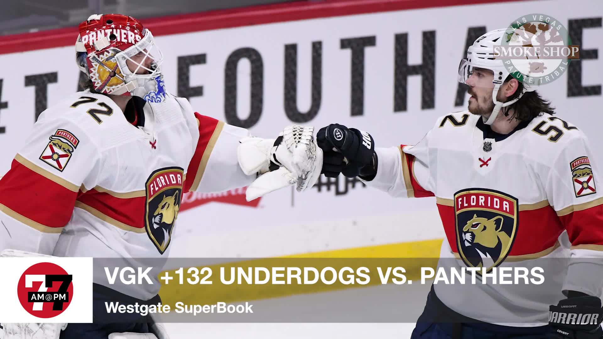 Golden Knights +132 Underdogs against Panthers