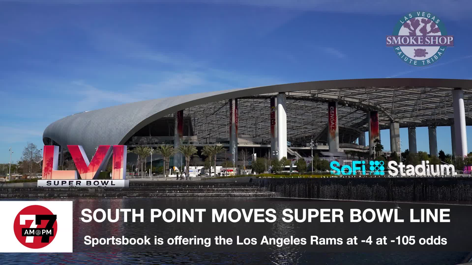 7@7PM South Point Moves Super Bowl Line