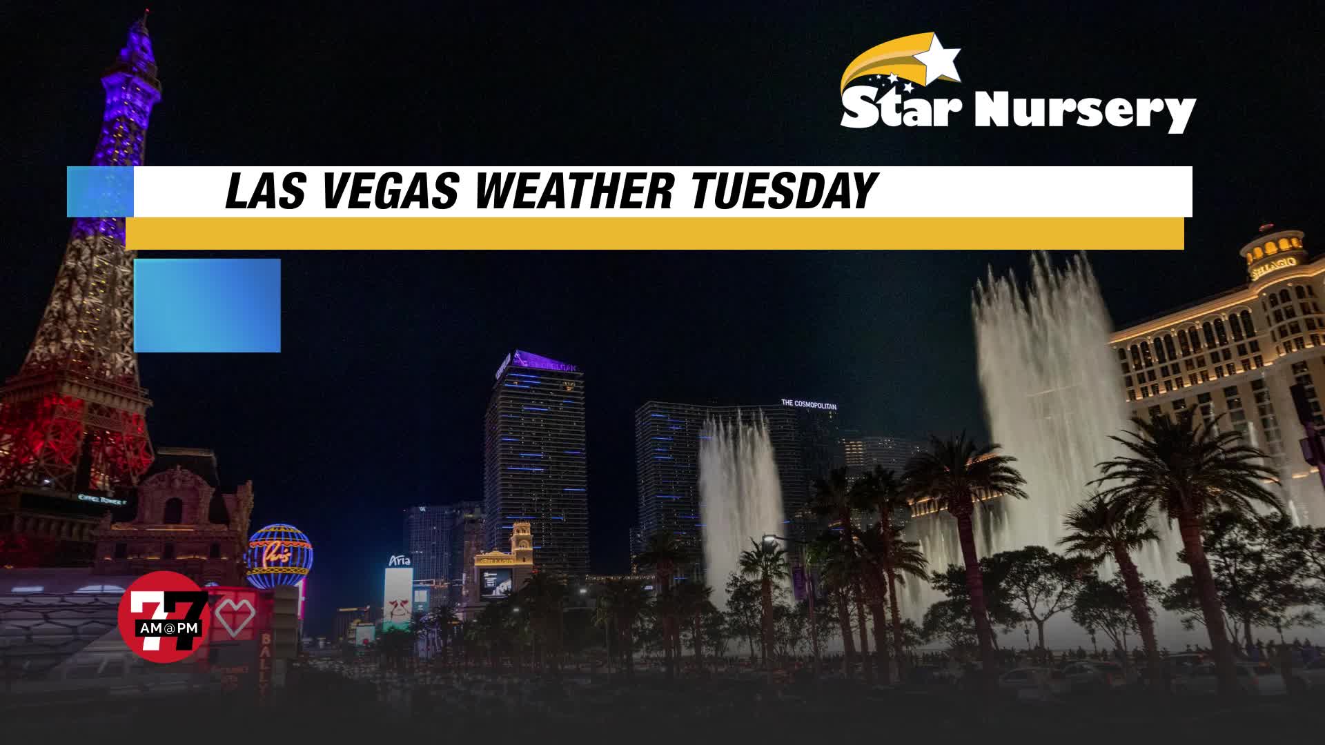 Evening weather for Las Vegas Valley