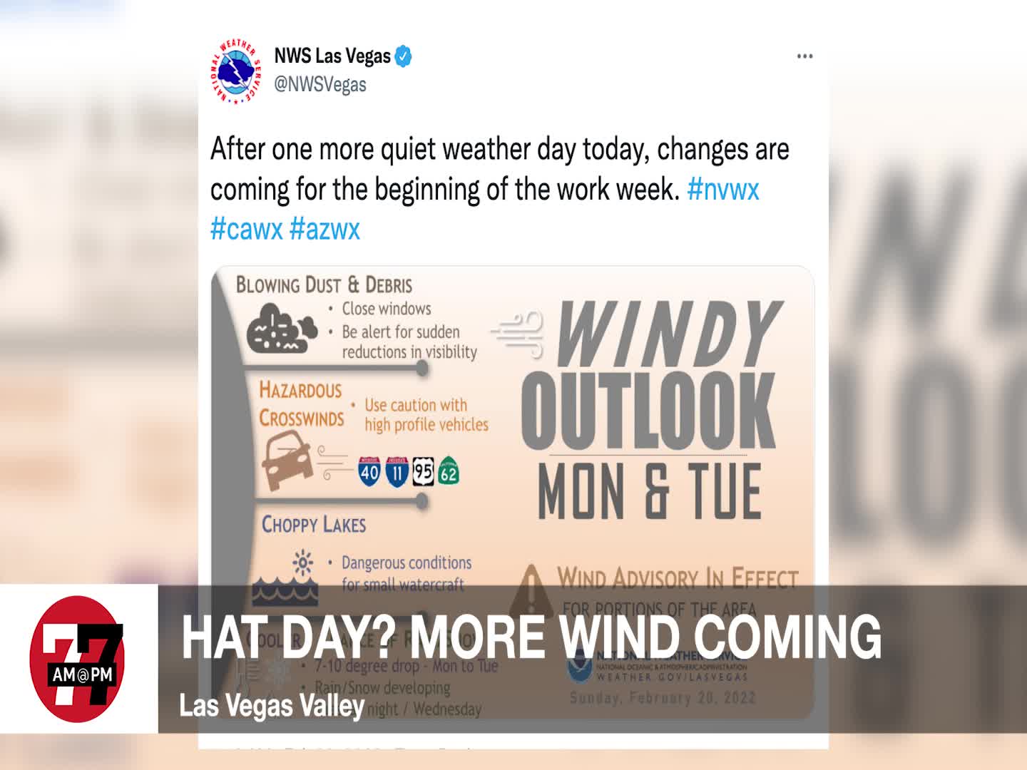 Las Vegas Weather: More Wind Coming