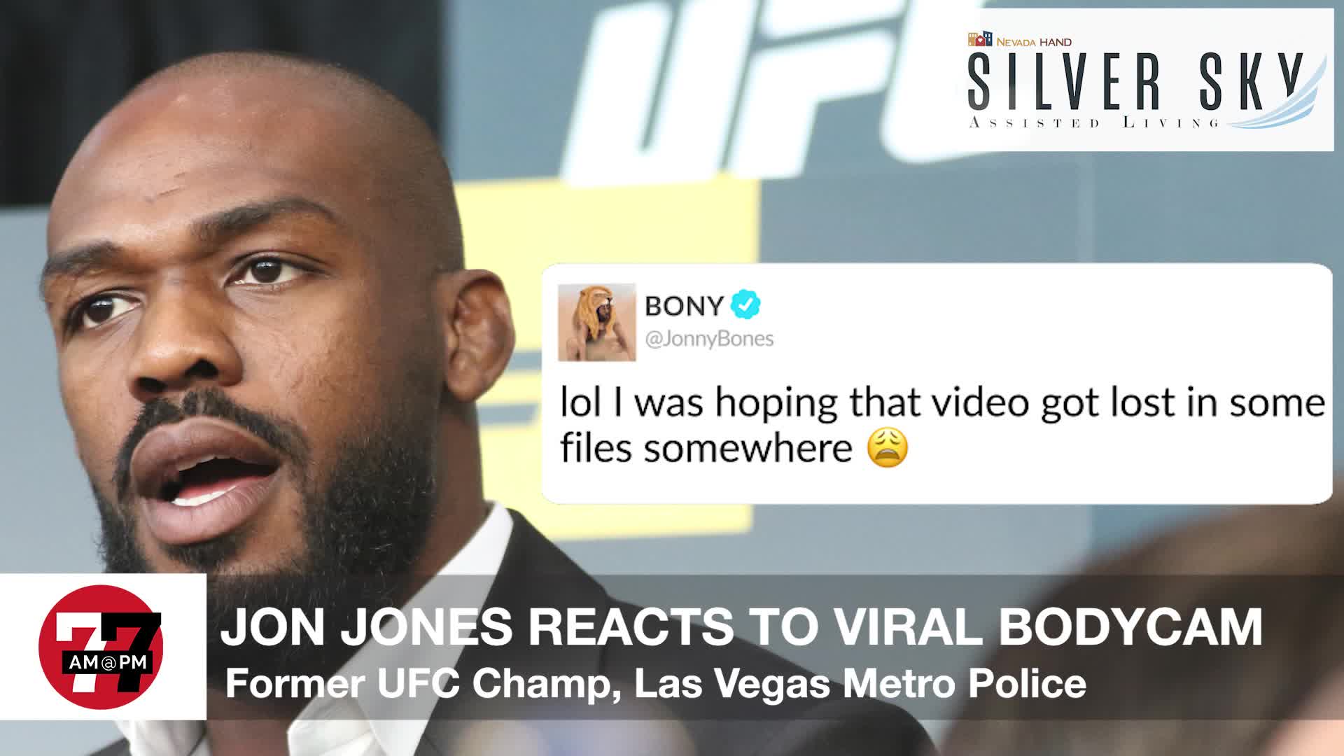 Jon Jones comments on Strip arrest video
