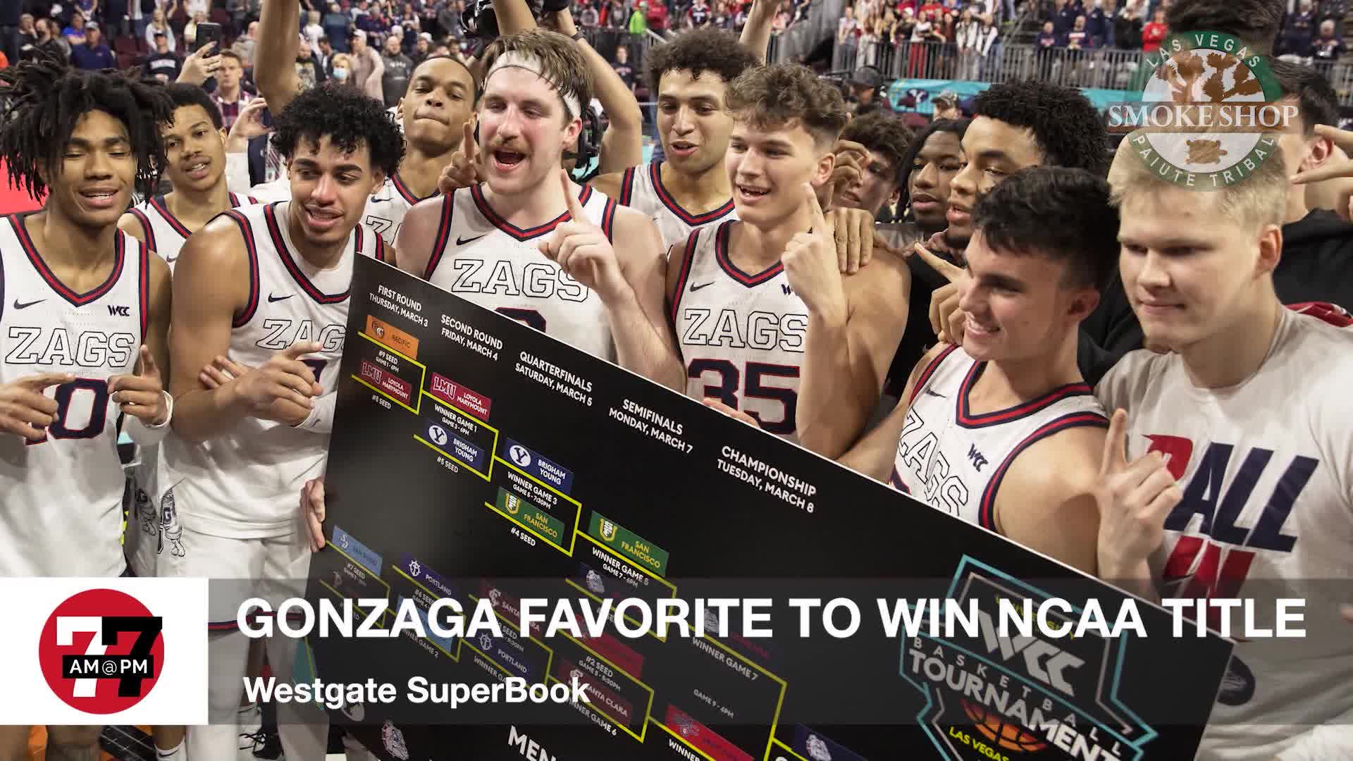 Gonzaga 4-1 To Win It All