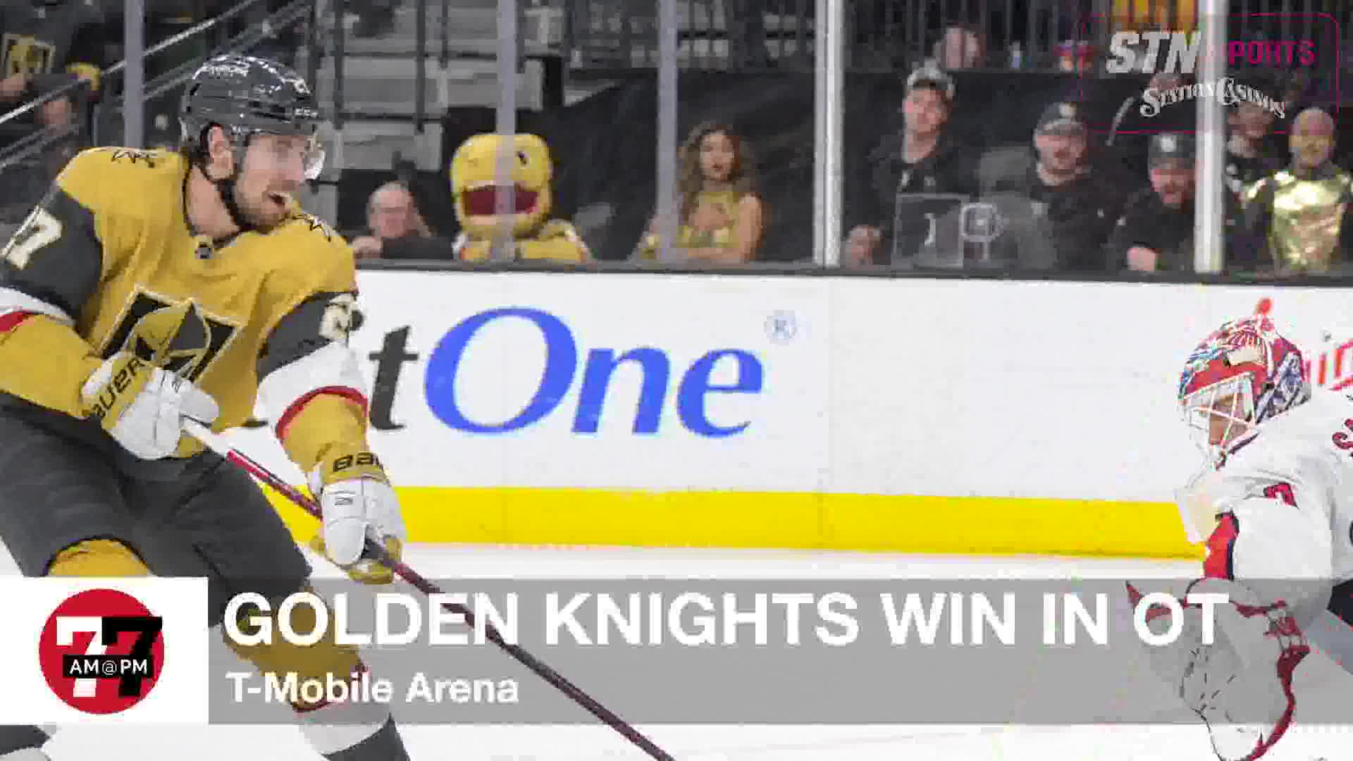 Golden Knights Win in Overtime