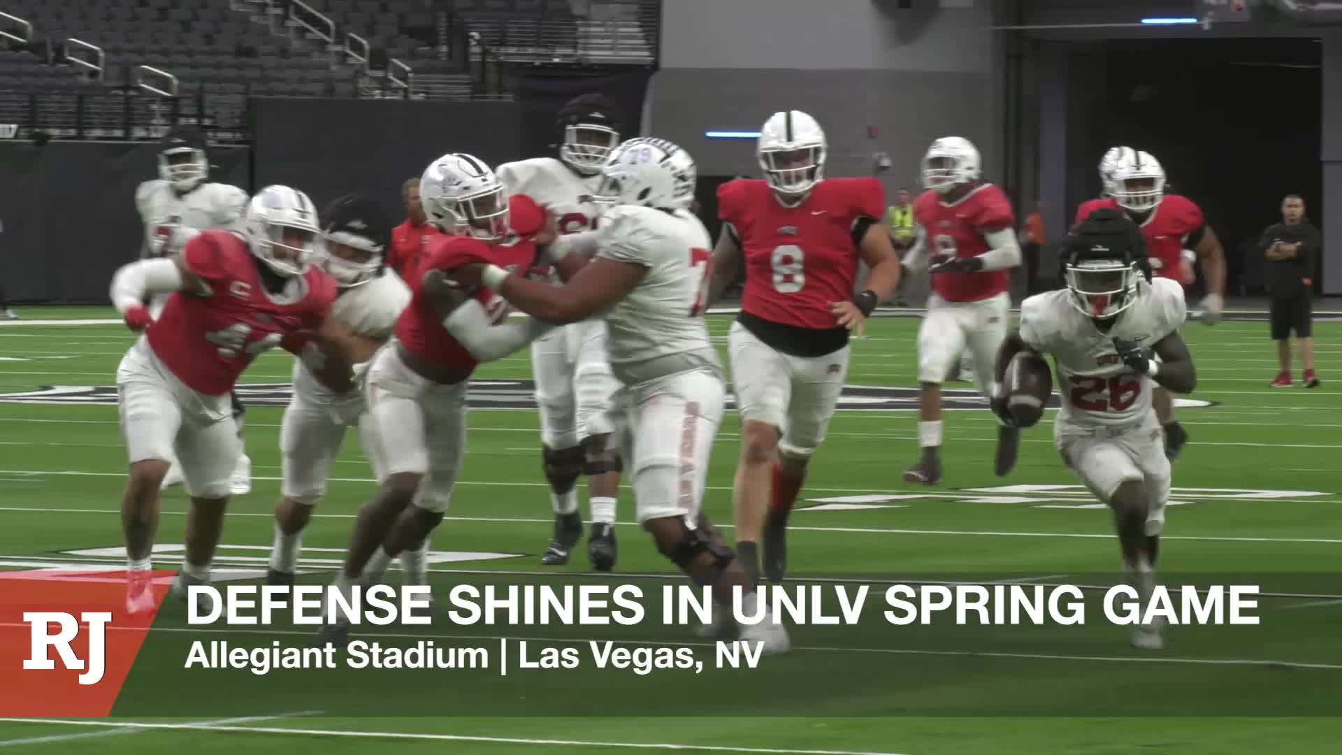 Defense Shines in UNLV Spring Game