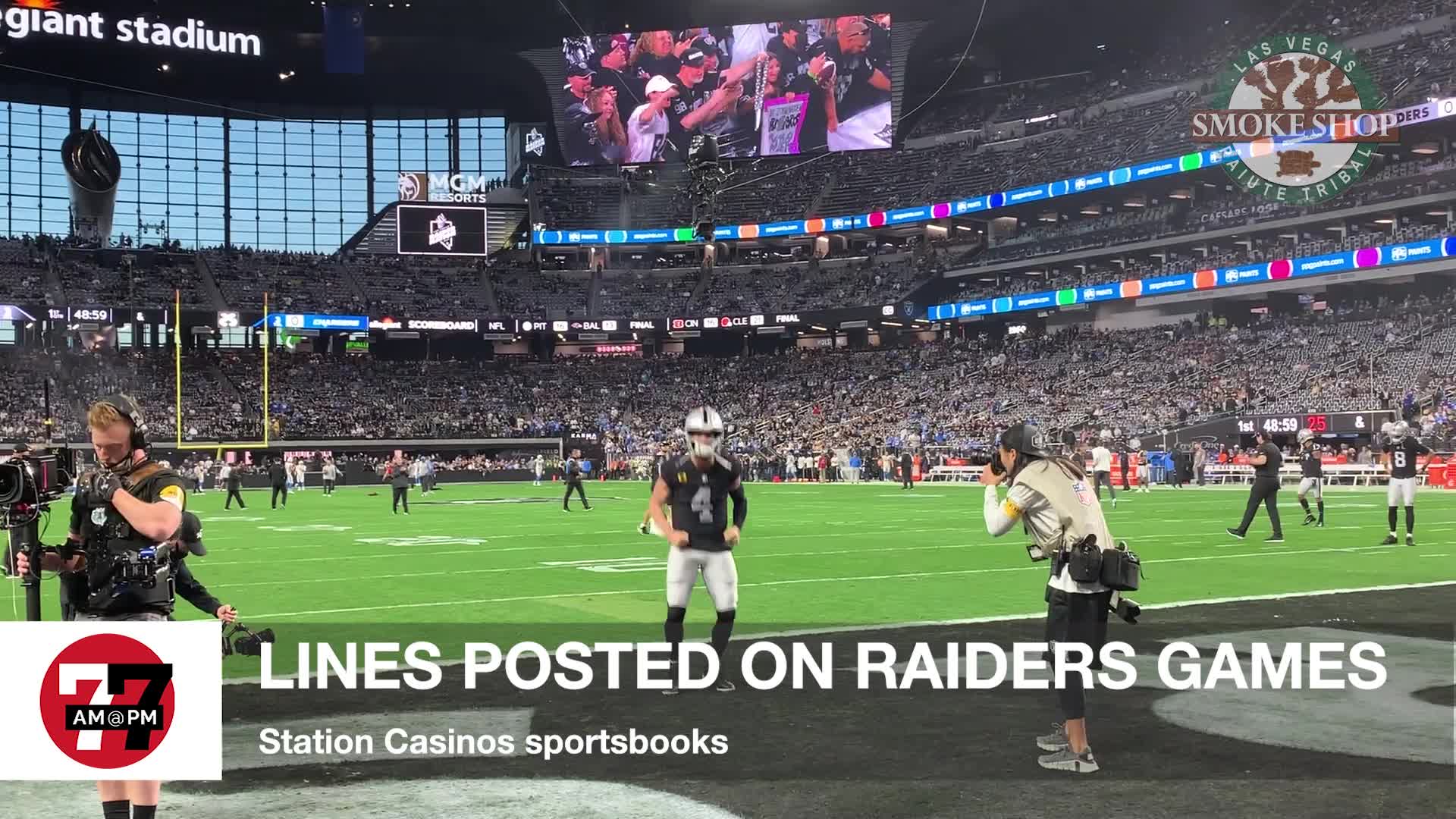 Lines posted on Raiders Games