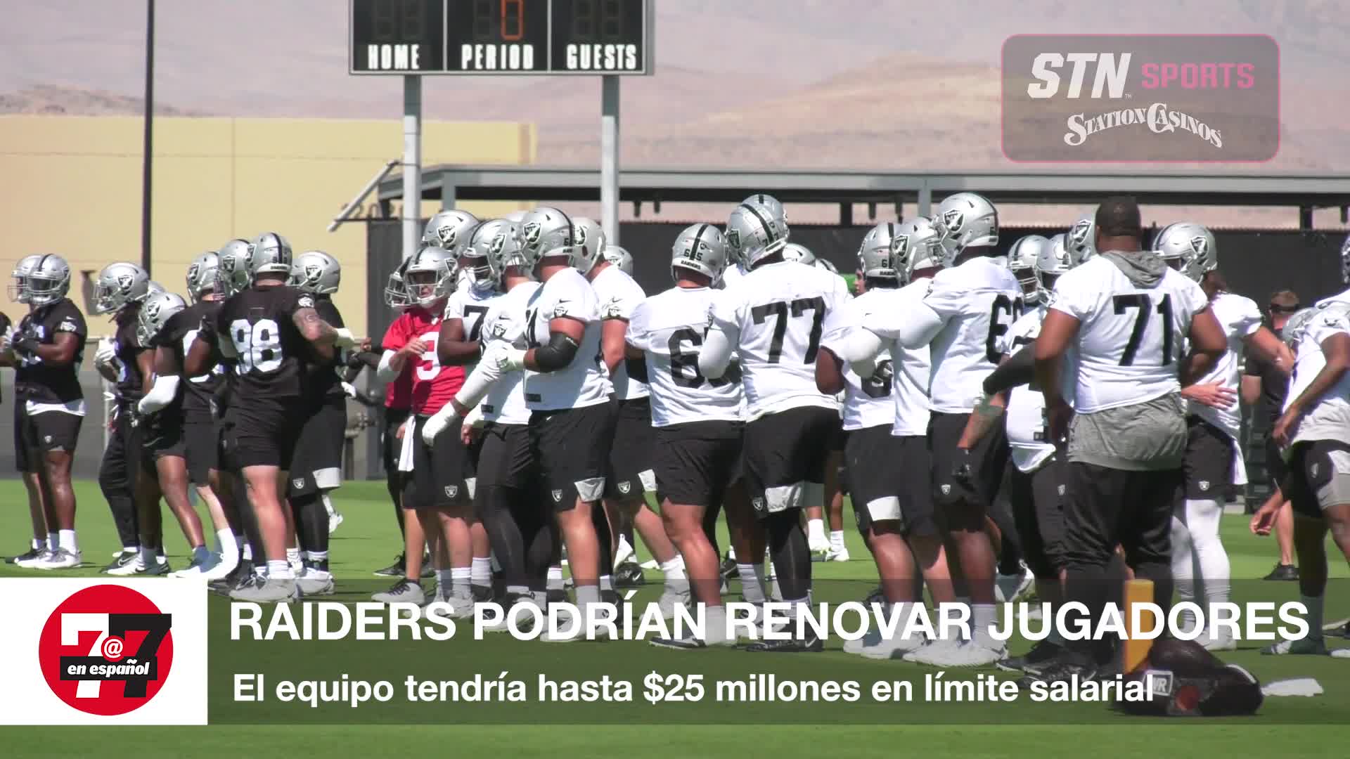 Raiders podrán renovar jugadores