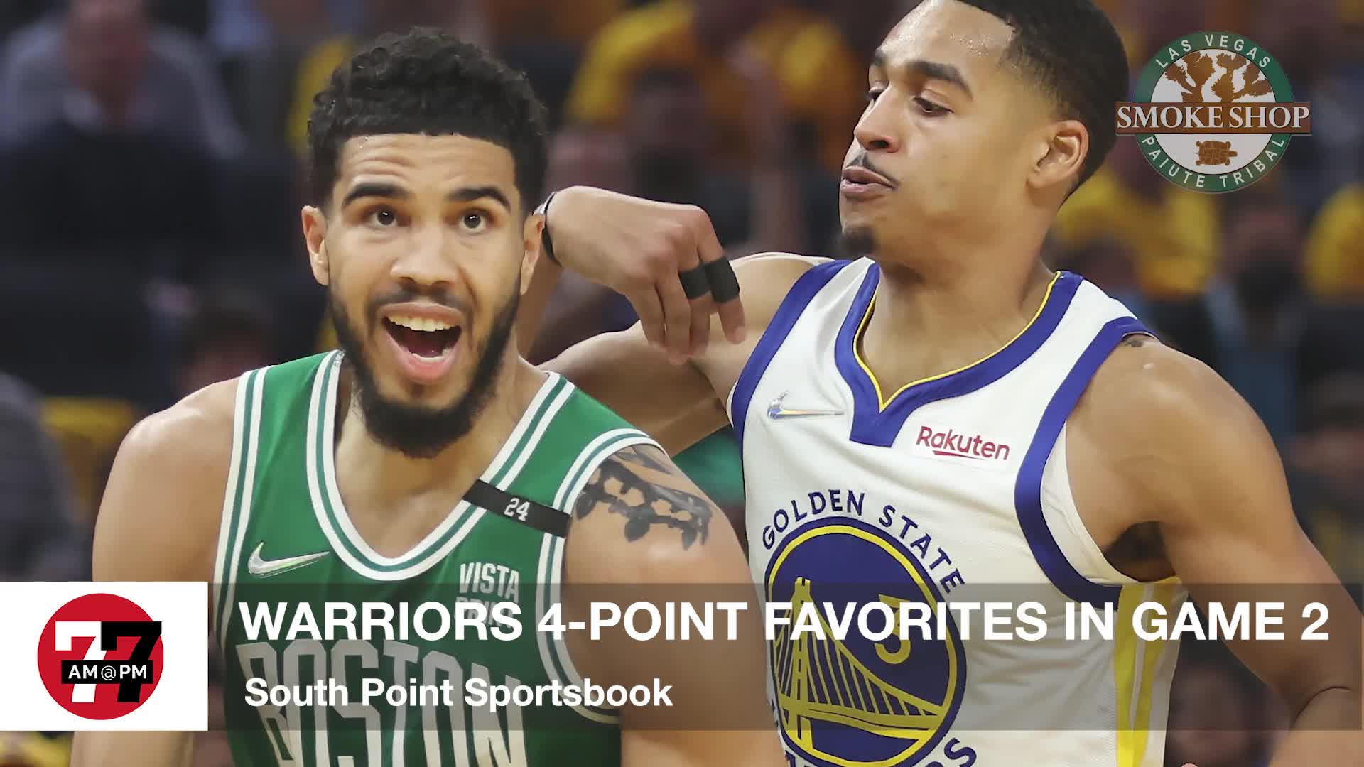 Warriors 4 point favorites in game 2