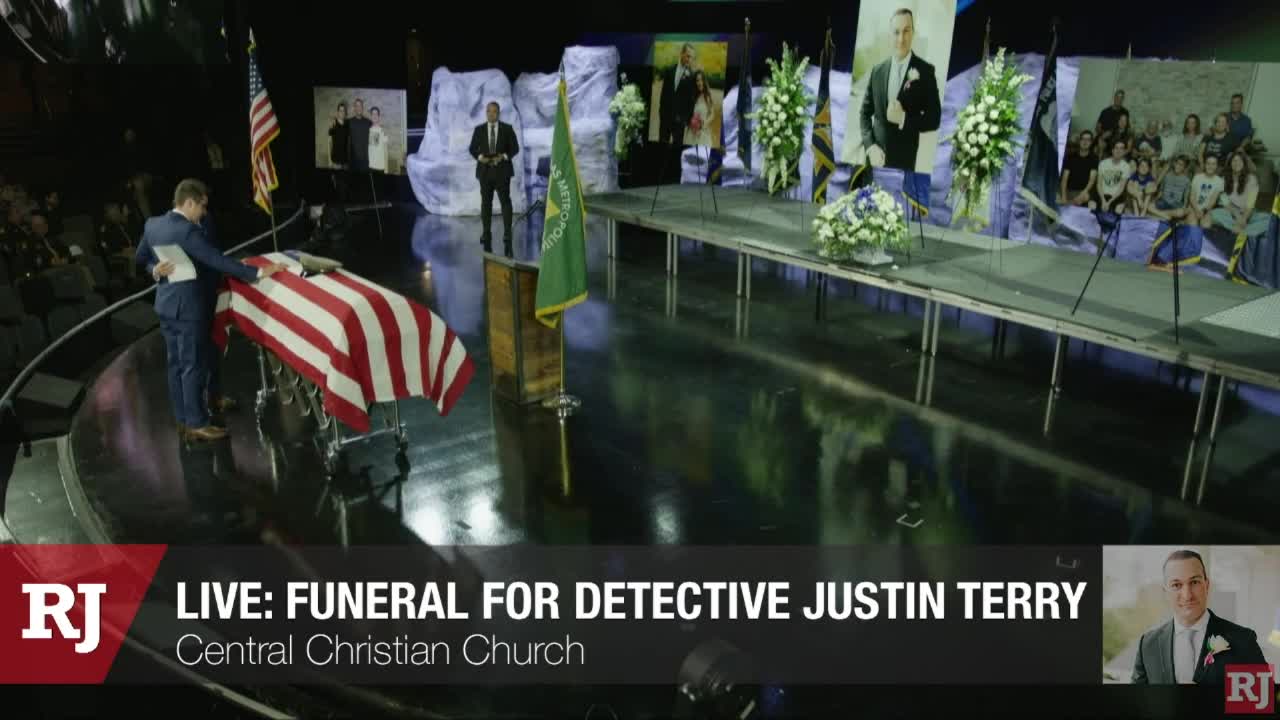 Memorial services for fallen Metro Detective Justin Terry