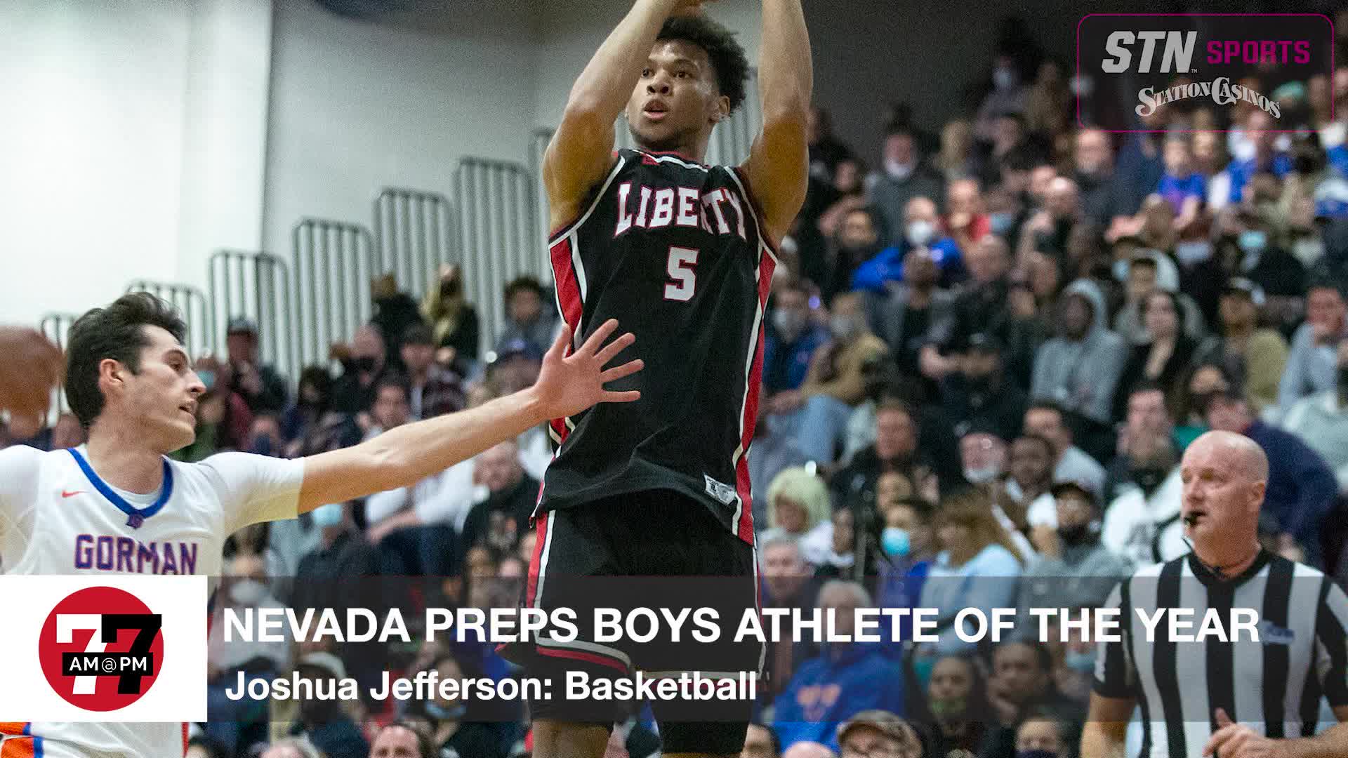 Liberty High School's Joshua Jefferson leads the Patriots Basketball over Bishop Gorman