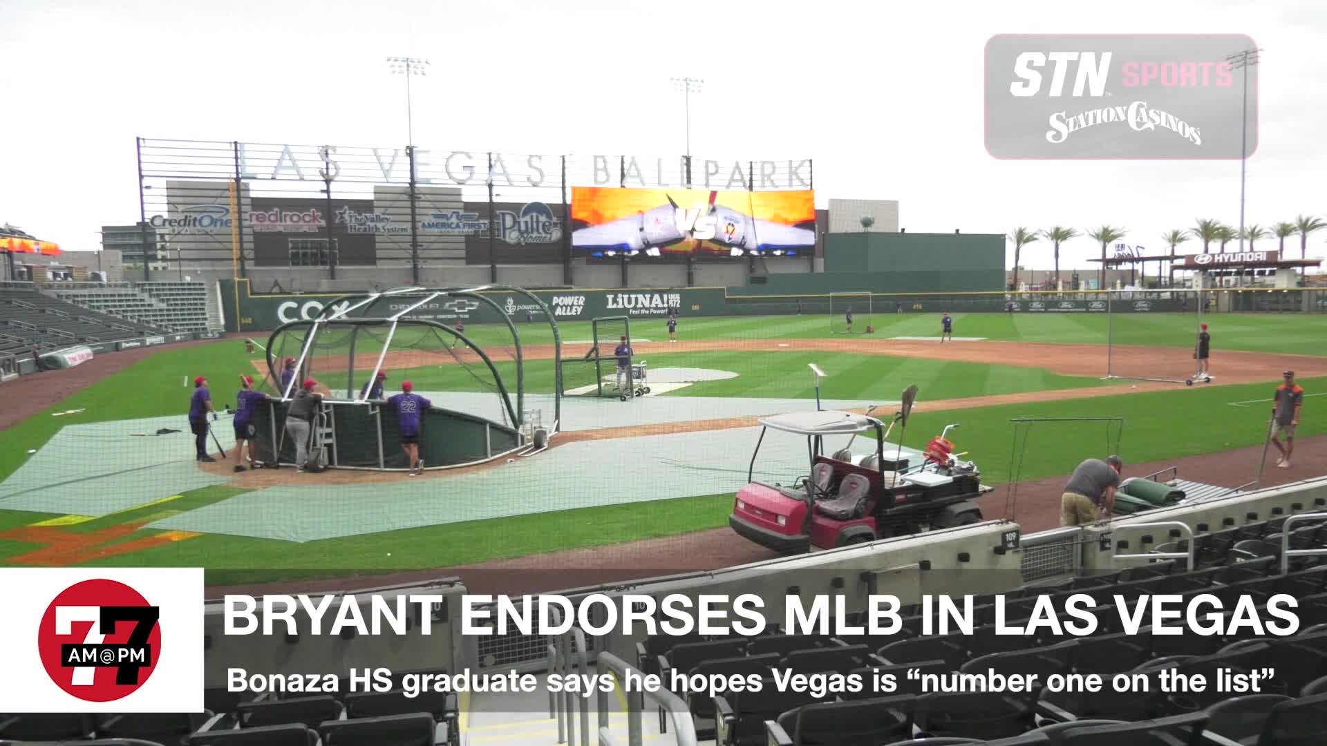 Bryant Endorses MLB in Vegas
