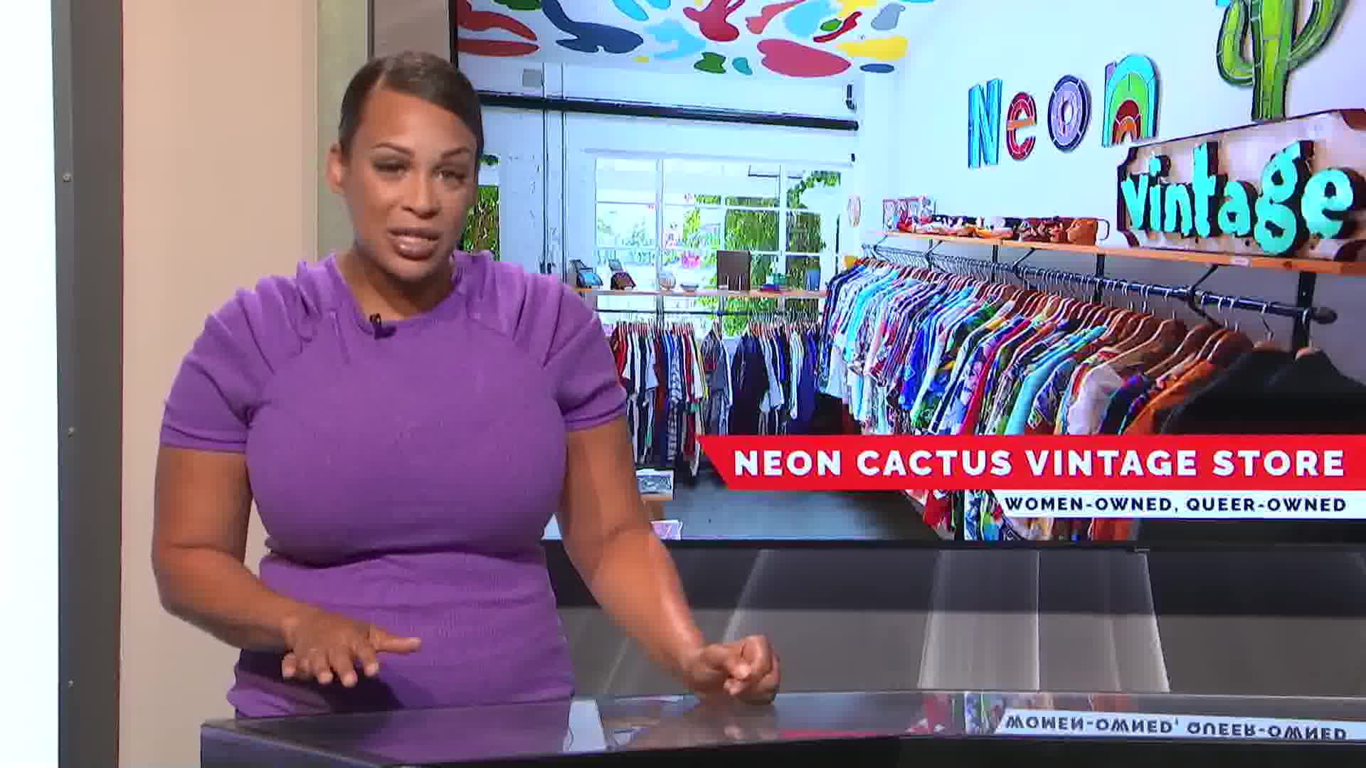 Neon Cactus Vintage