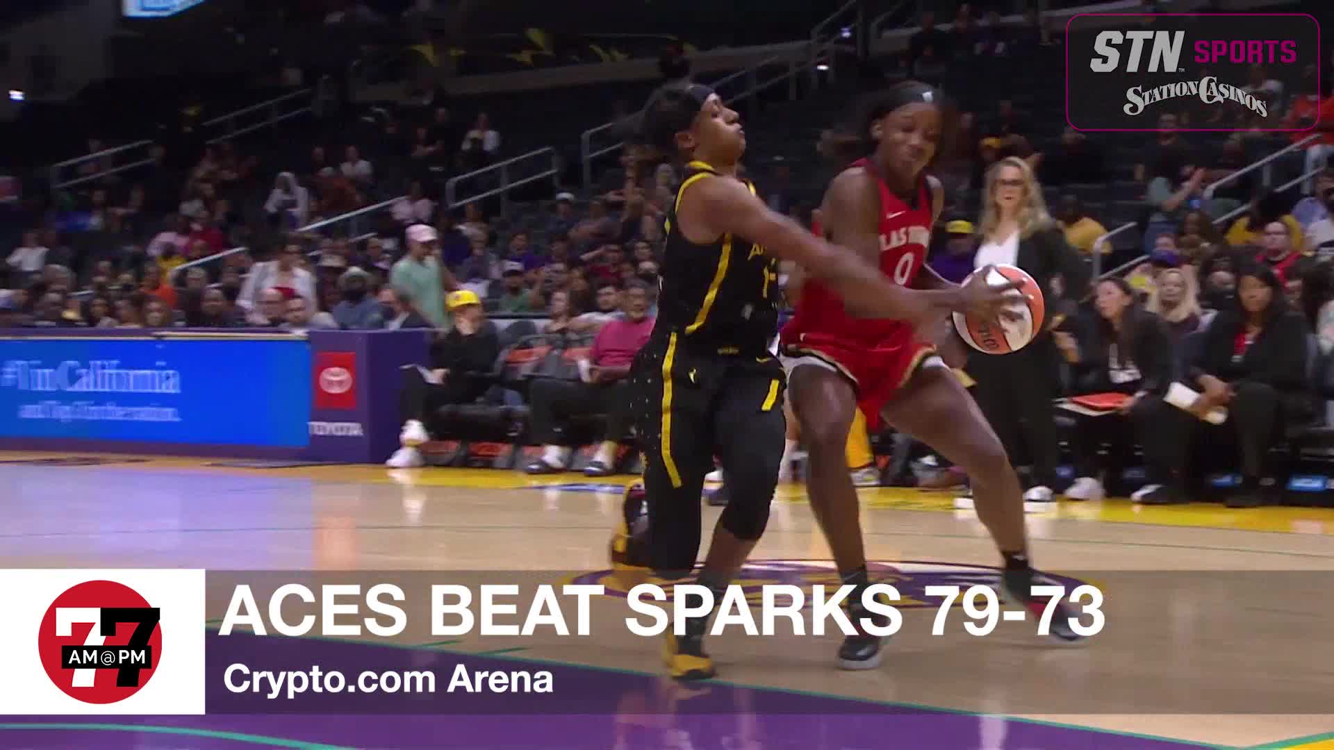 Las Vegas Aces defeat Los Angeles Sparks