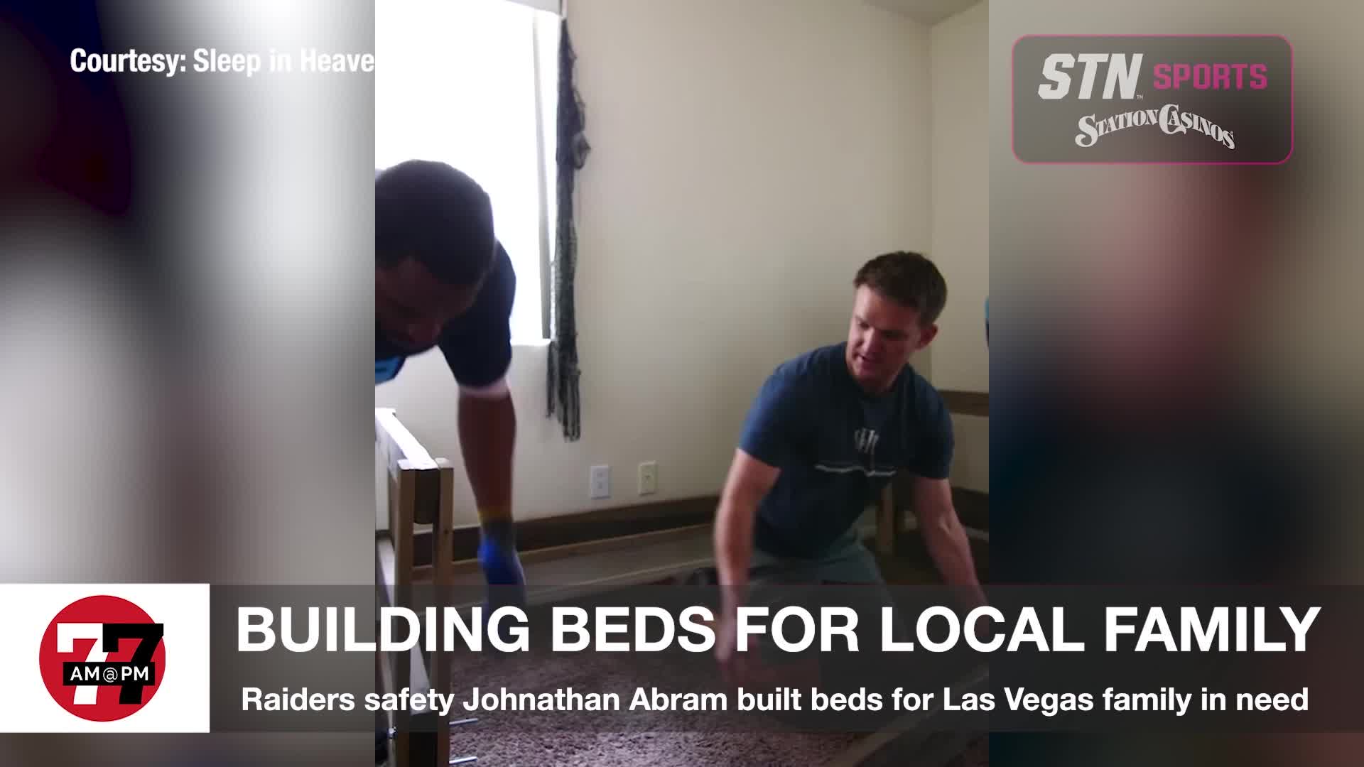 Raiders S Abram Builds Beds