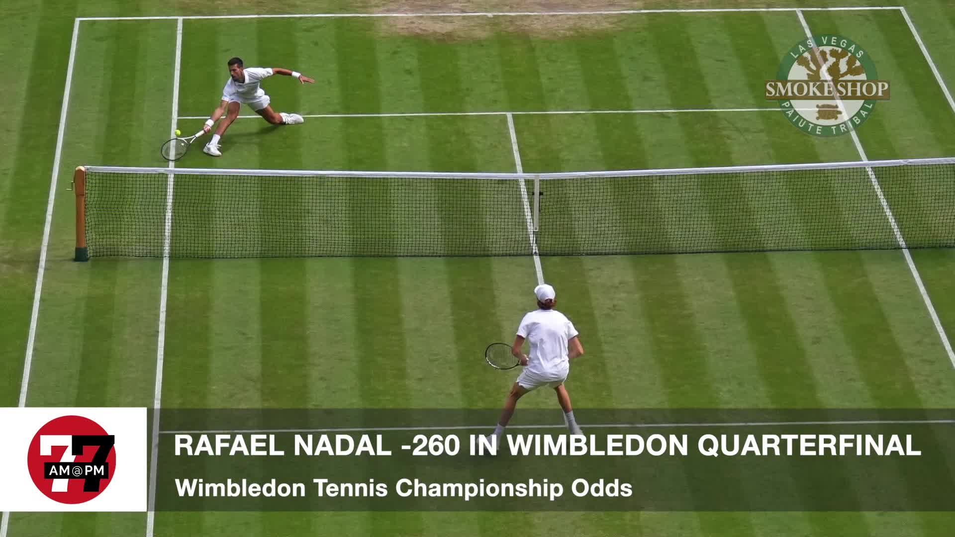 Rafael Nadal -260 in Wimbeldon Quarterfinal