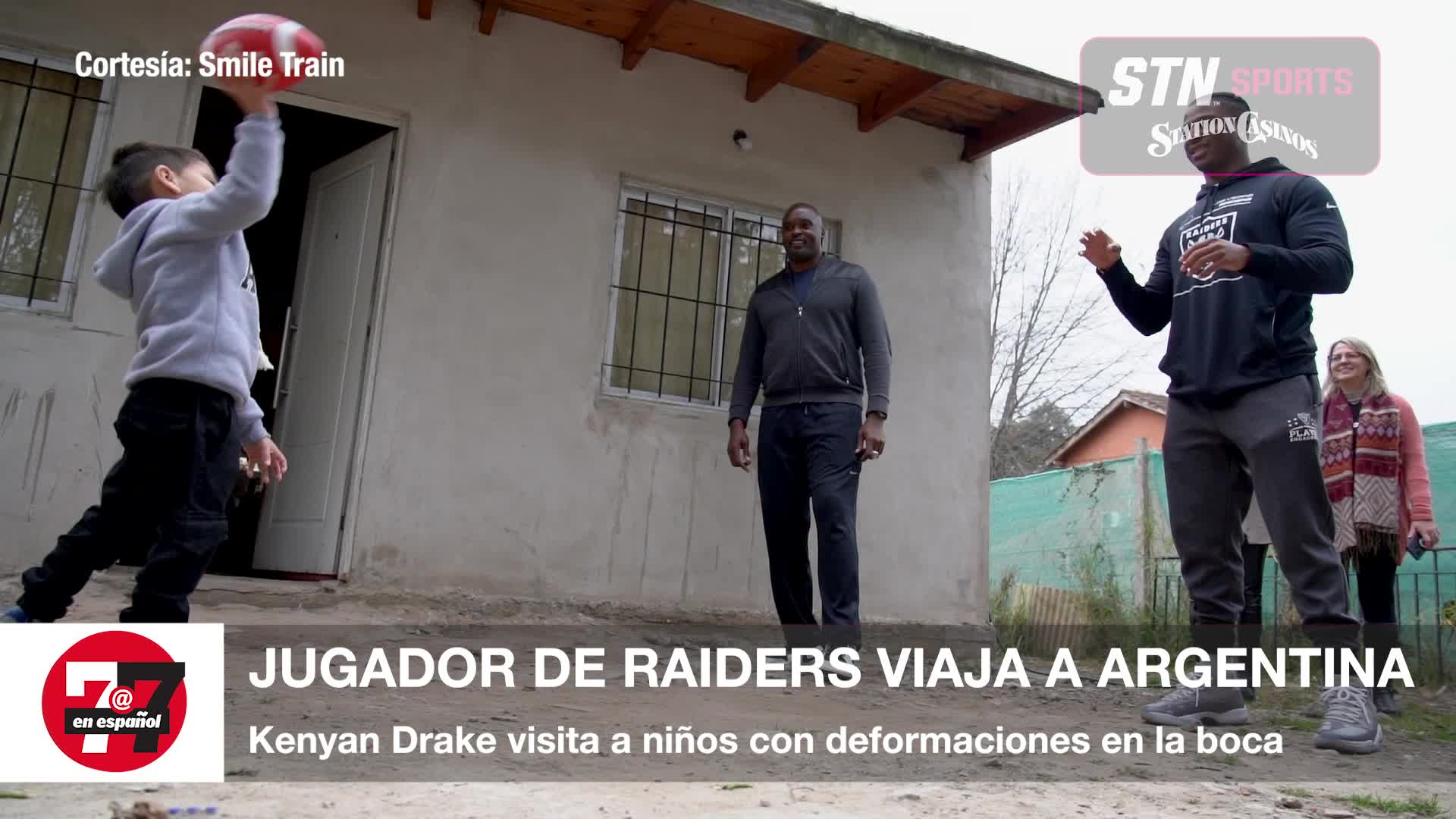 Jugador de Raiders visita Argentina