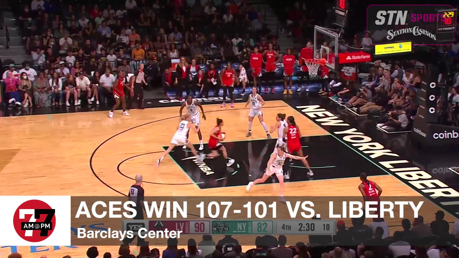 Las Vegas Aces win after the WNBA All Star Game
