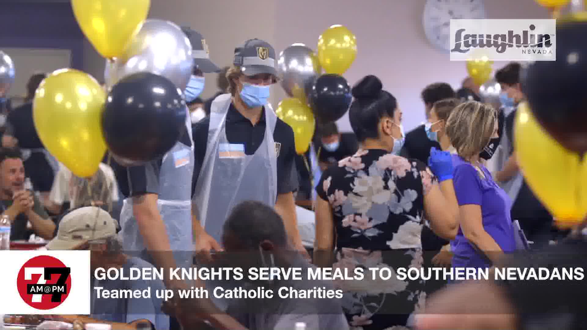Golden Knights Development camp participants team up with Catholic Charities