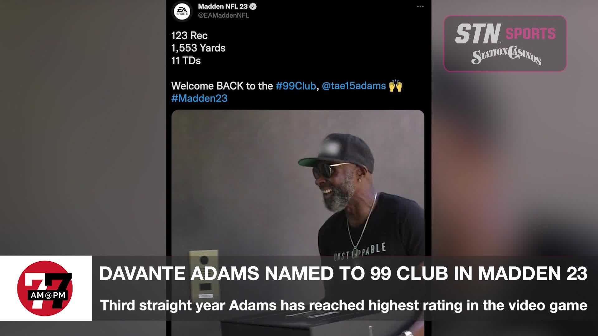 Adams’ 99 Overall on Madden