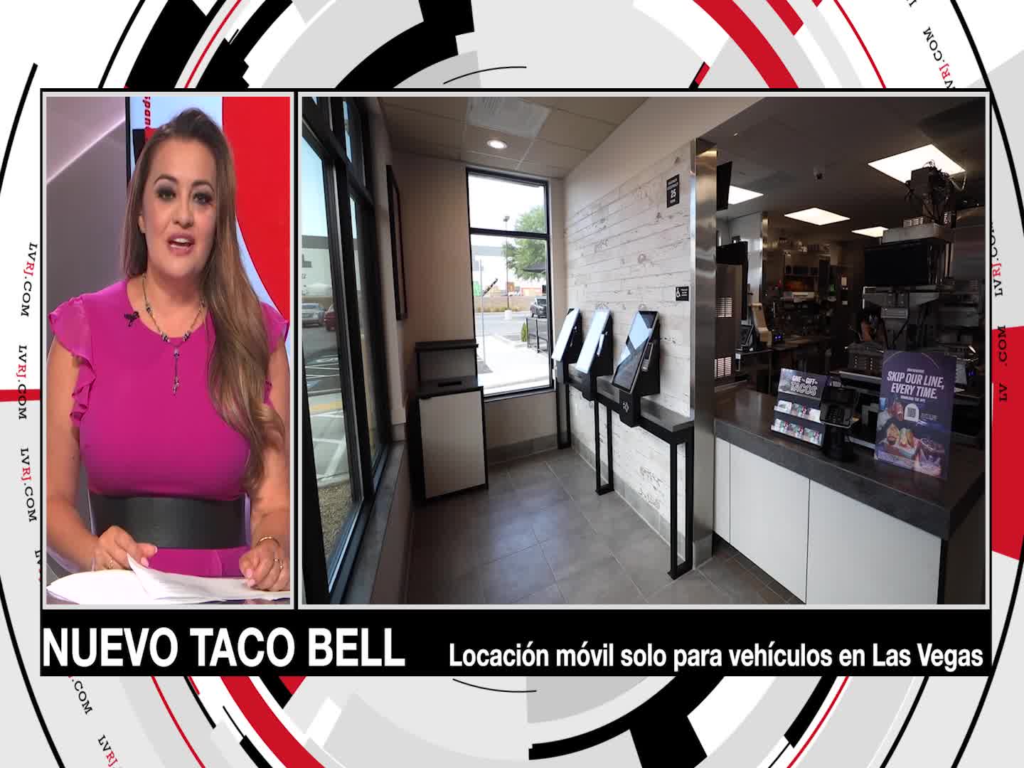 Nuevo Taco Bell en Las Vegas solo para vehículos