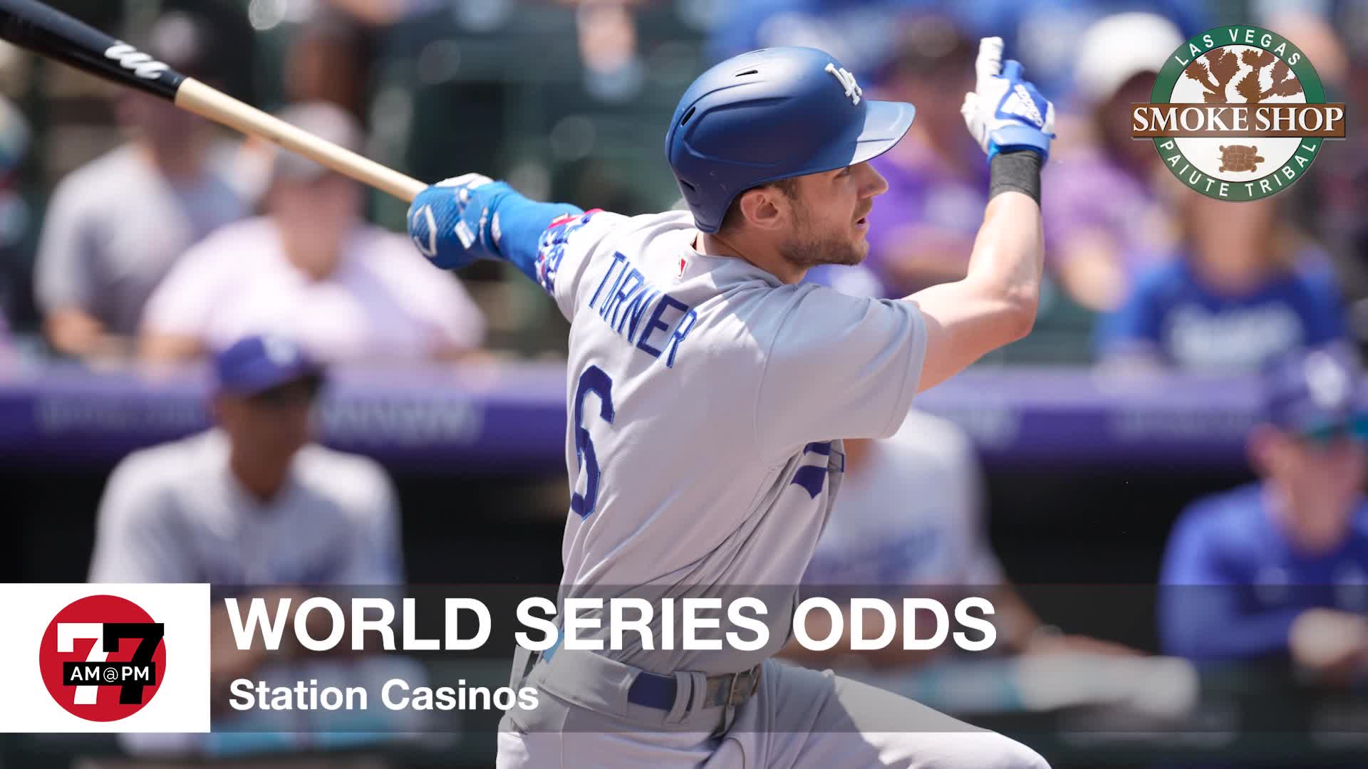 Los Angeles Dodgers and New York Yankees tied in Station Casino Sportbooks odds