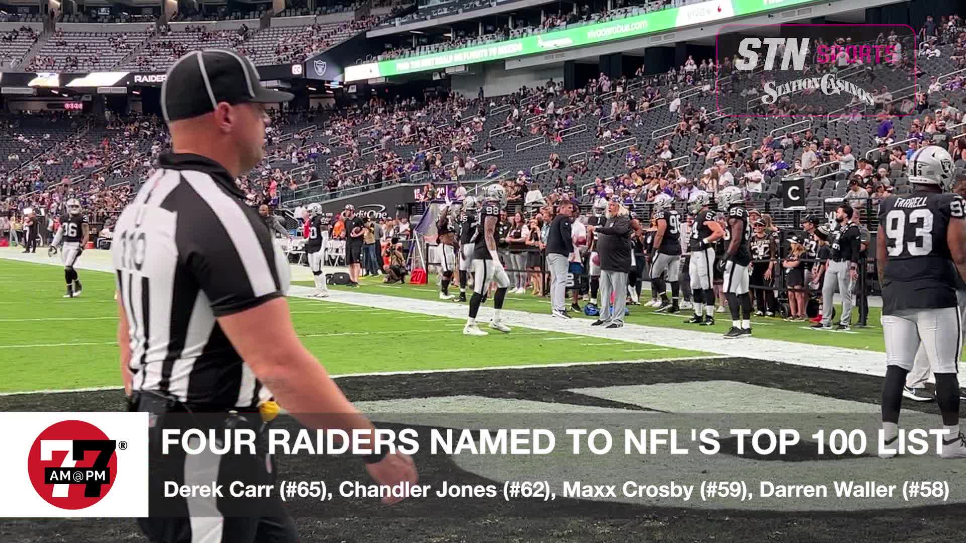 4 Raiders on NFL 100 List