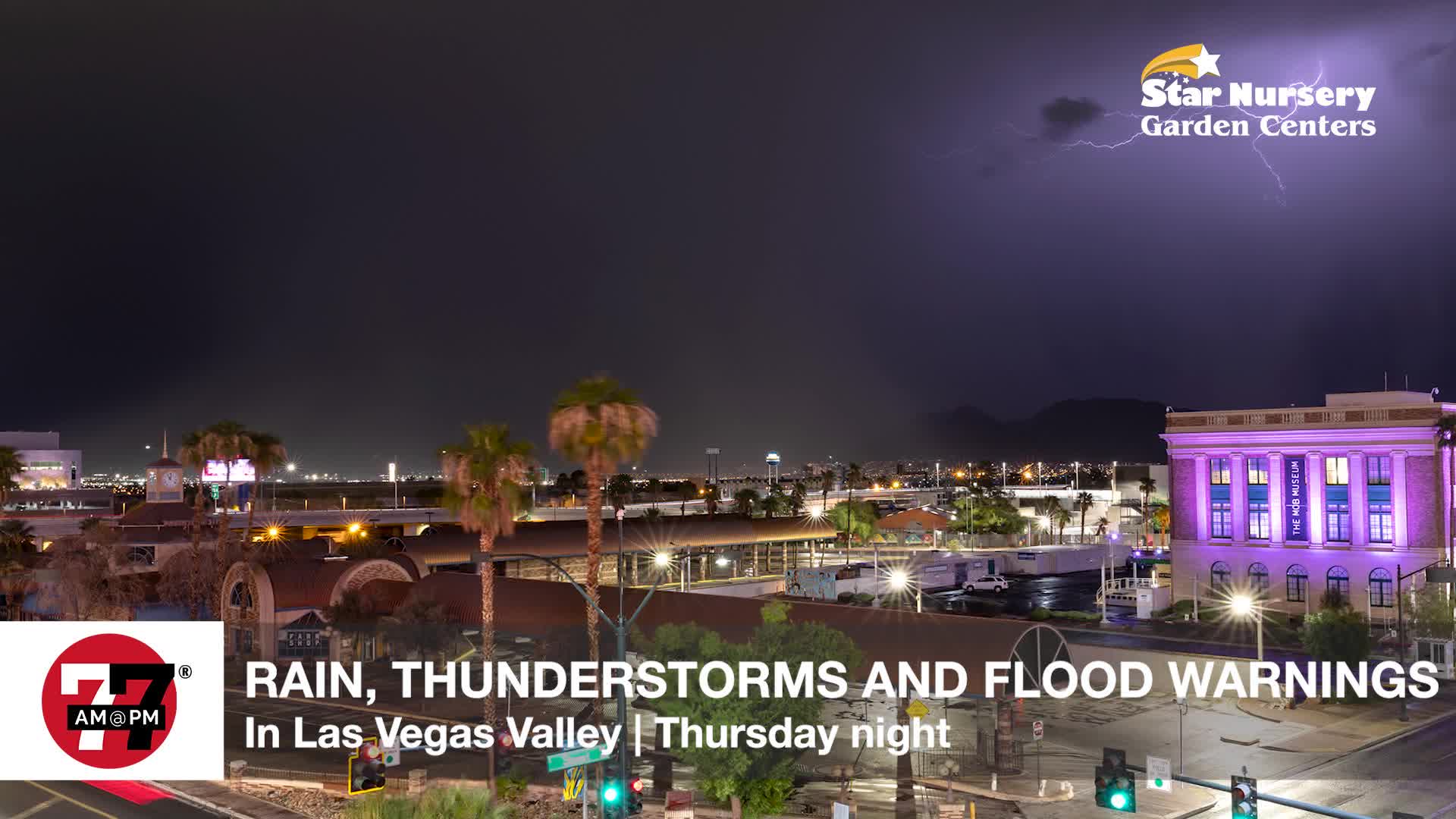 Storms blows into valley Thursday night