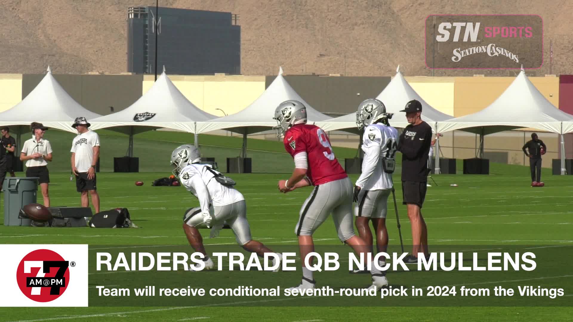 Raiders trade QB Nick Mullens to Vikings for conditional 2024