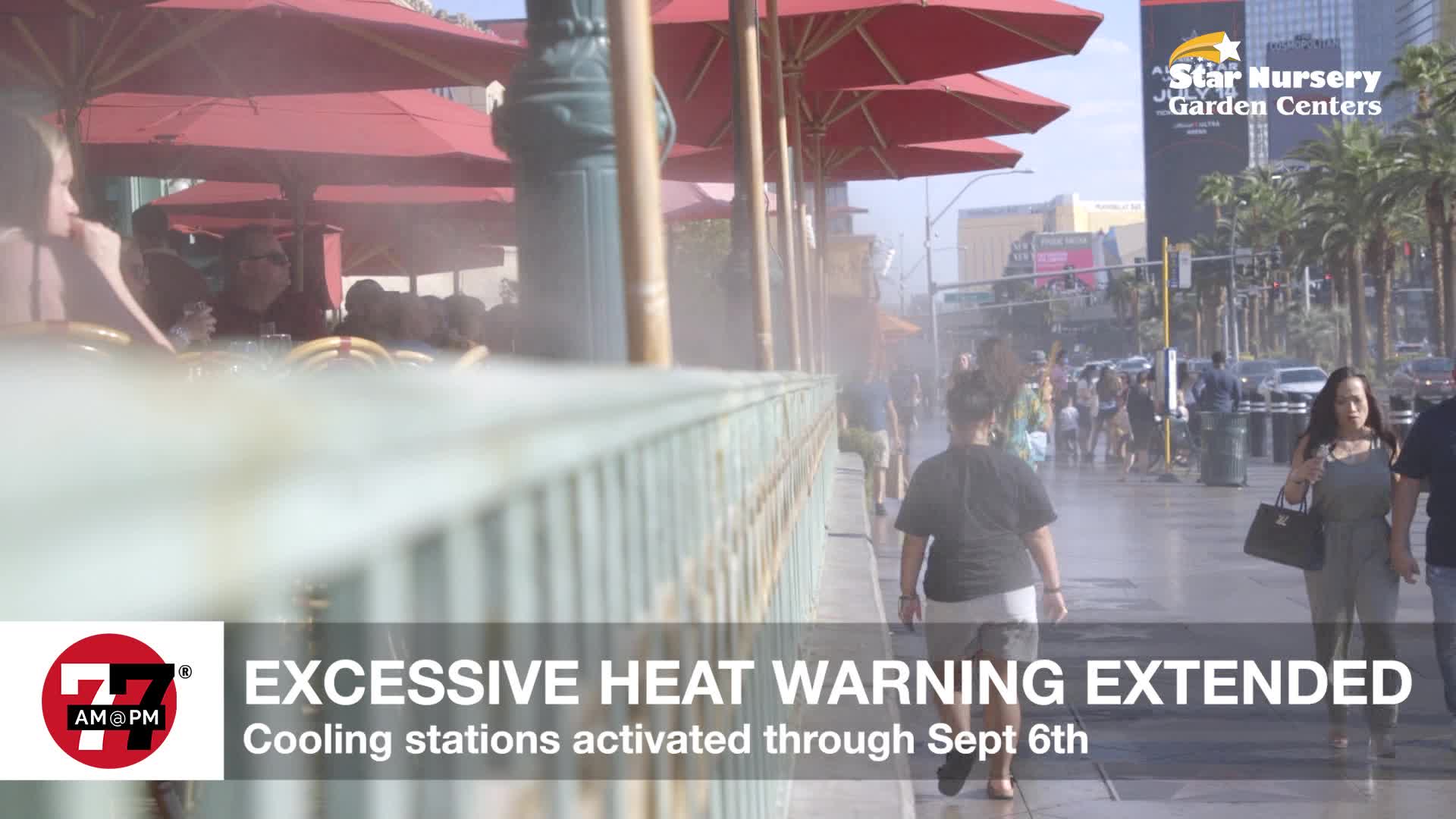 Excessive heat warning extended