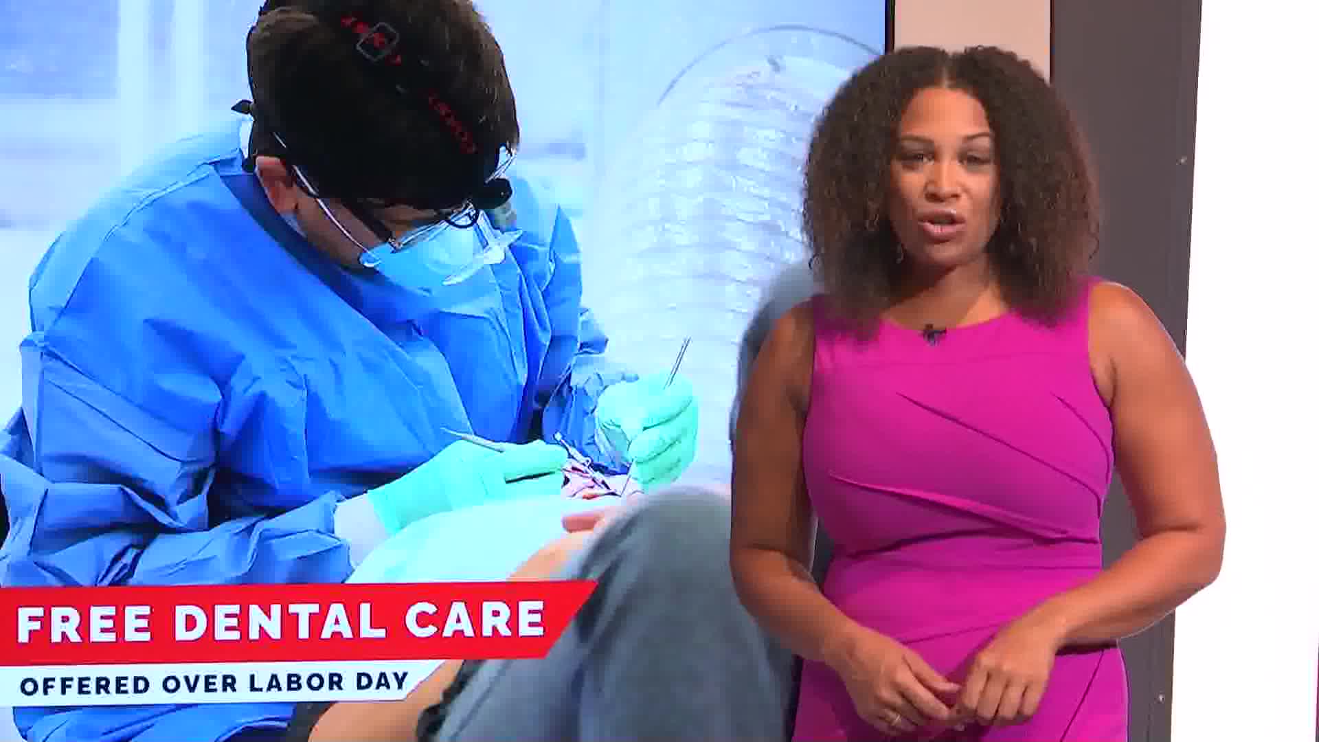 Free dental care given during Labor Day weekend