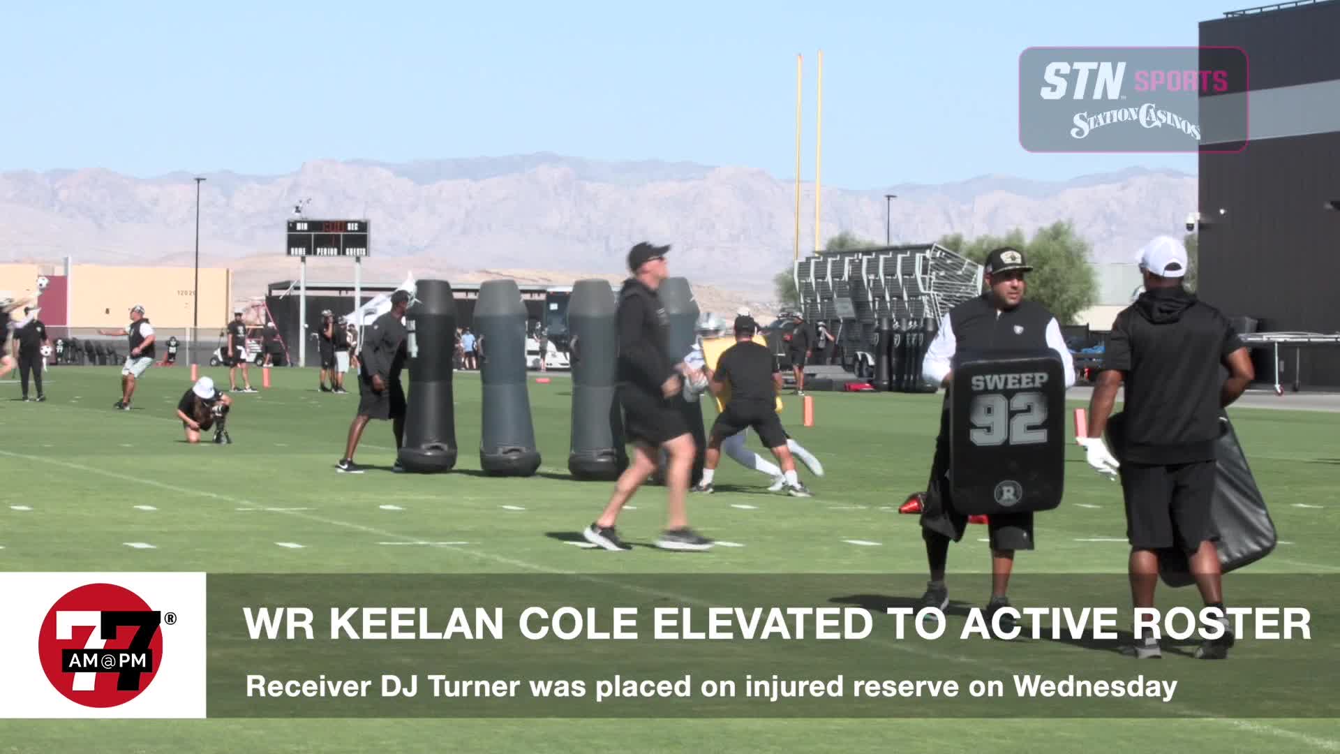 Keelan Cole elevated to active roster