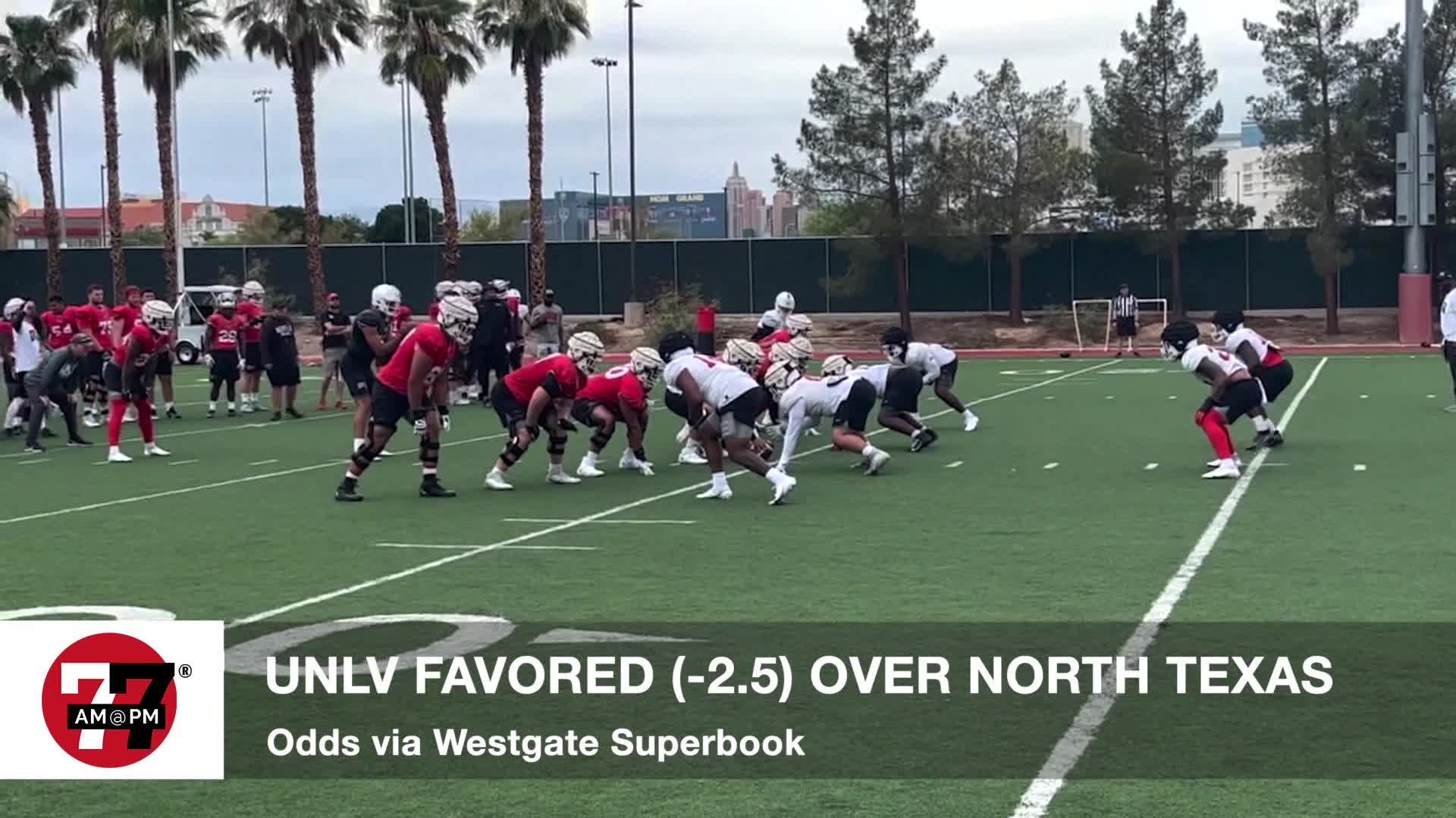 UNLV favored over North Texas
