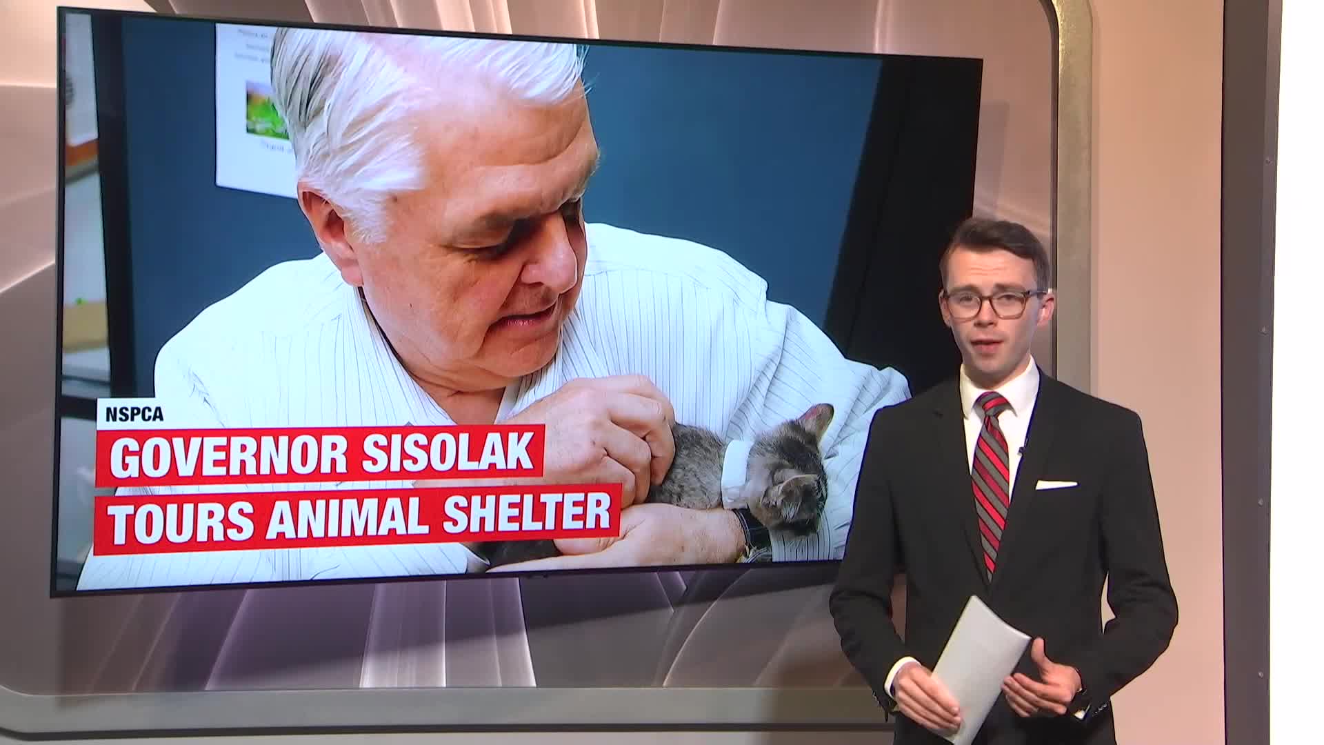 Sisolak visits animal shelter