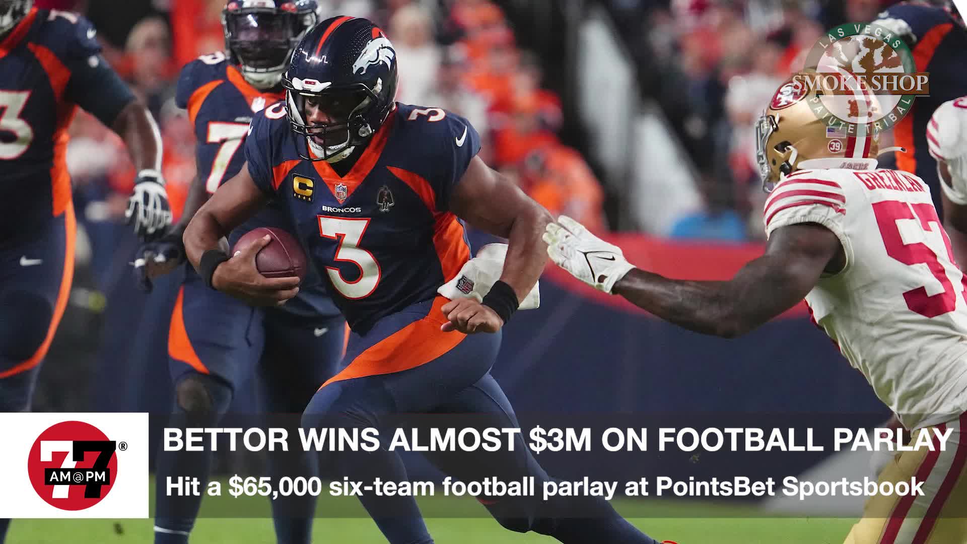 Bettor wins almost $3M on football parlay
